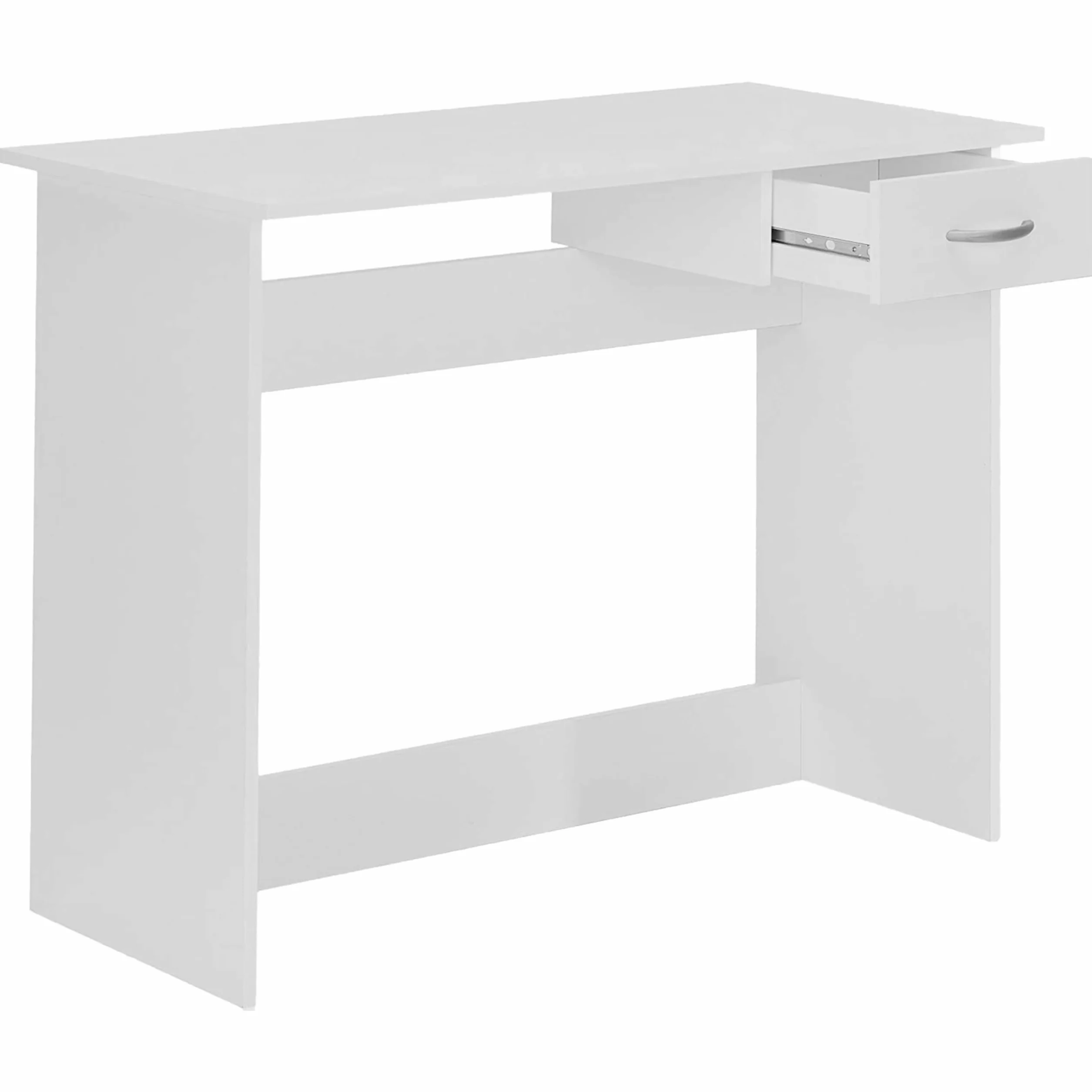 Escritorio Juvenil Dormitorio Estudio Color Blanco 101x77x50 cm