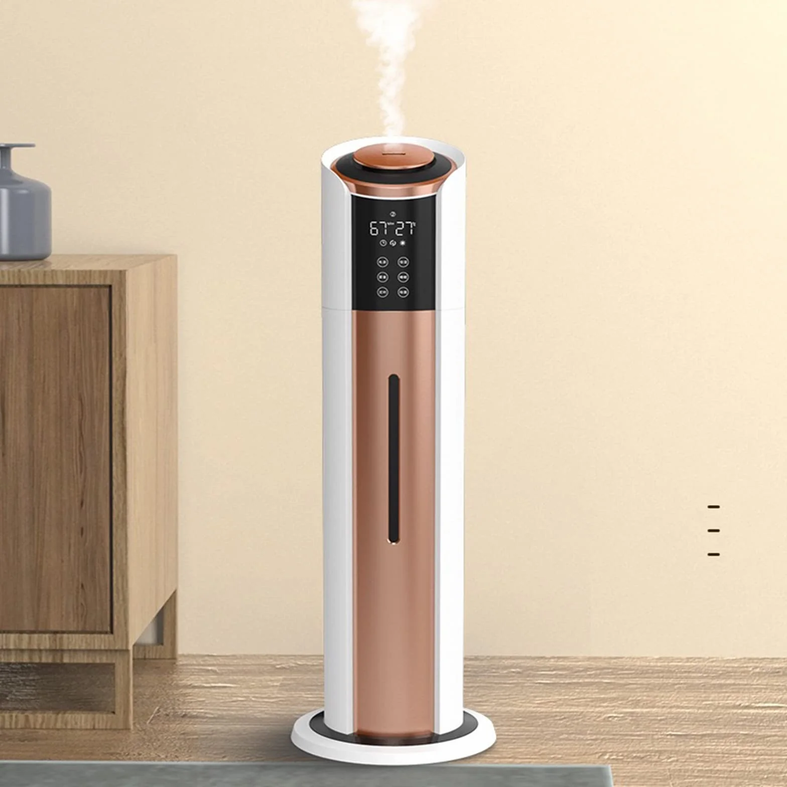 Humidificadores Humidificador de Aire silencioso para el hogar Humidificador de Aire con Apagado automático con Capacidad de Tanque de Agua de 8 litros 28 vatios de Potencia p,