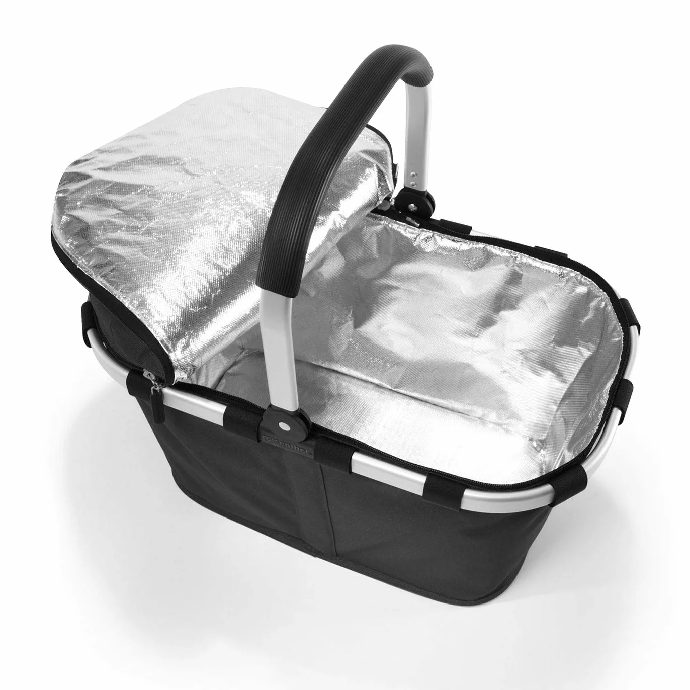 reisenthel carrybag iso - Cesta térmica para irte de picnics e irte de compras, con tapa de cierre, estructura robusta y con un diseño elegante resistente al agua y a los roces, en rojo