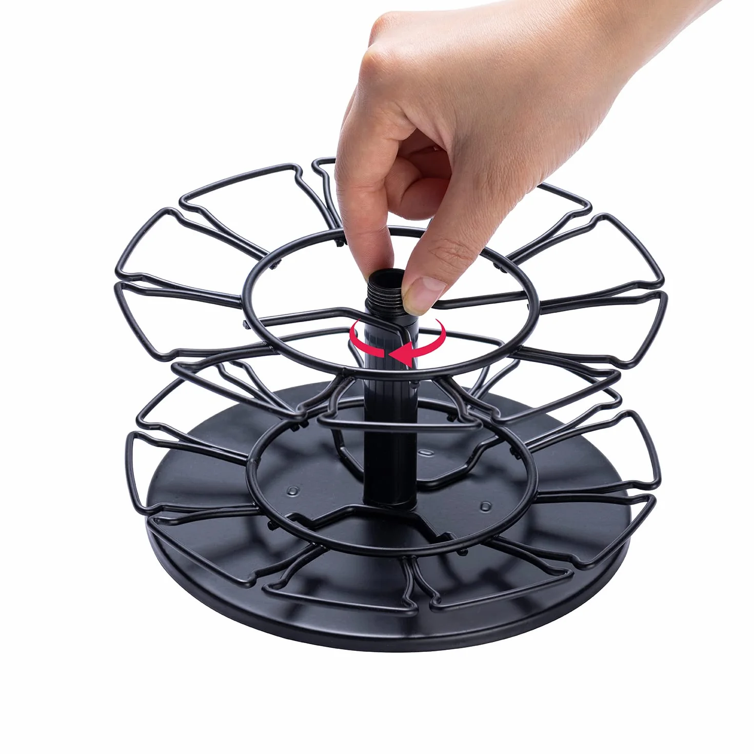 Soporte de cápsulas de café de tres niveles para Dolce Gusto, metal, montaje propio, capacidad 30 cápsulas
