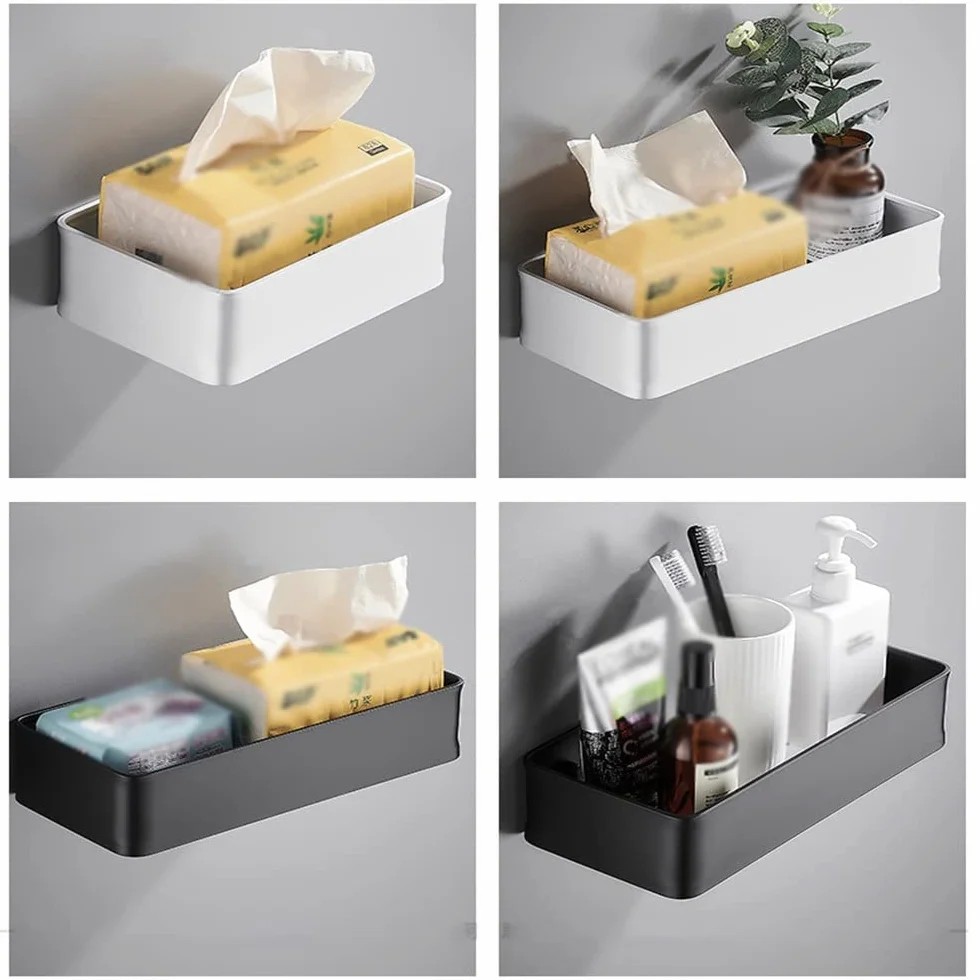 Estantes de baño exquisitos Estante de baño para carrito de ducha, estante de almacenamiento de champú para ducha de pared, soporte de papel higiénico, estante de drenaje Estante organizador de baño d