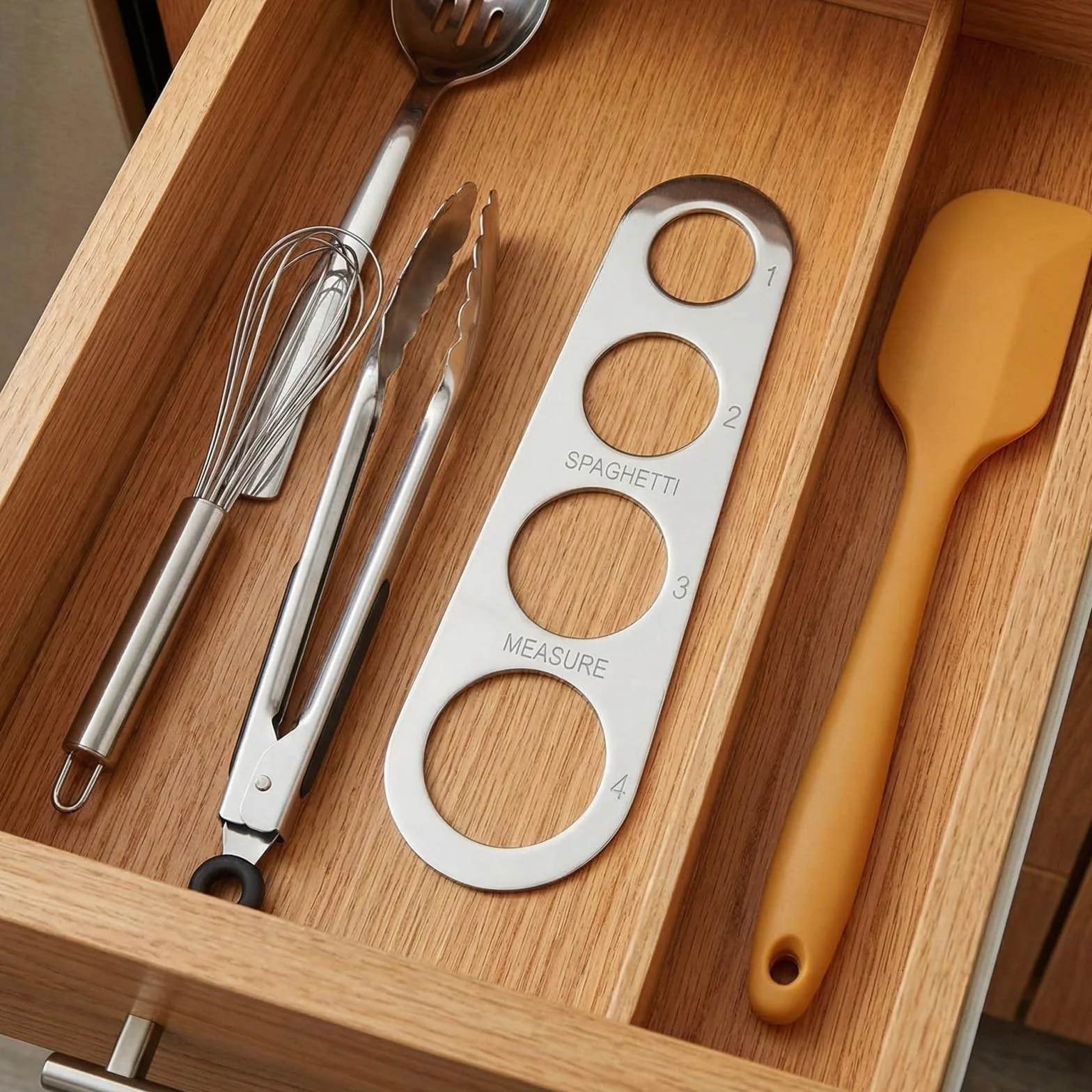 Acero Inoxidable Medida de Espaguetis Control de Porción Utensilios de Cocina