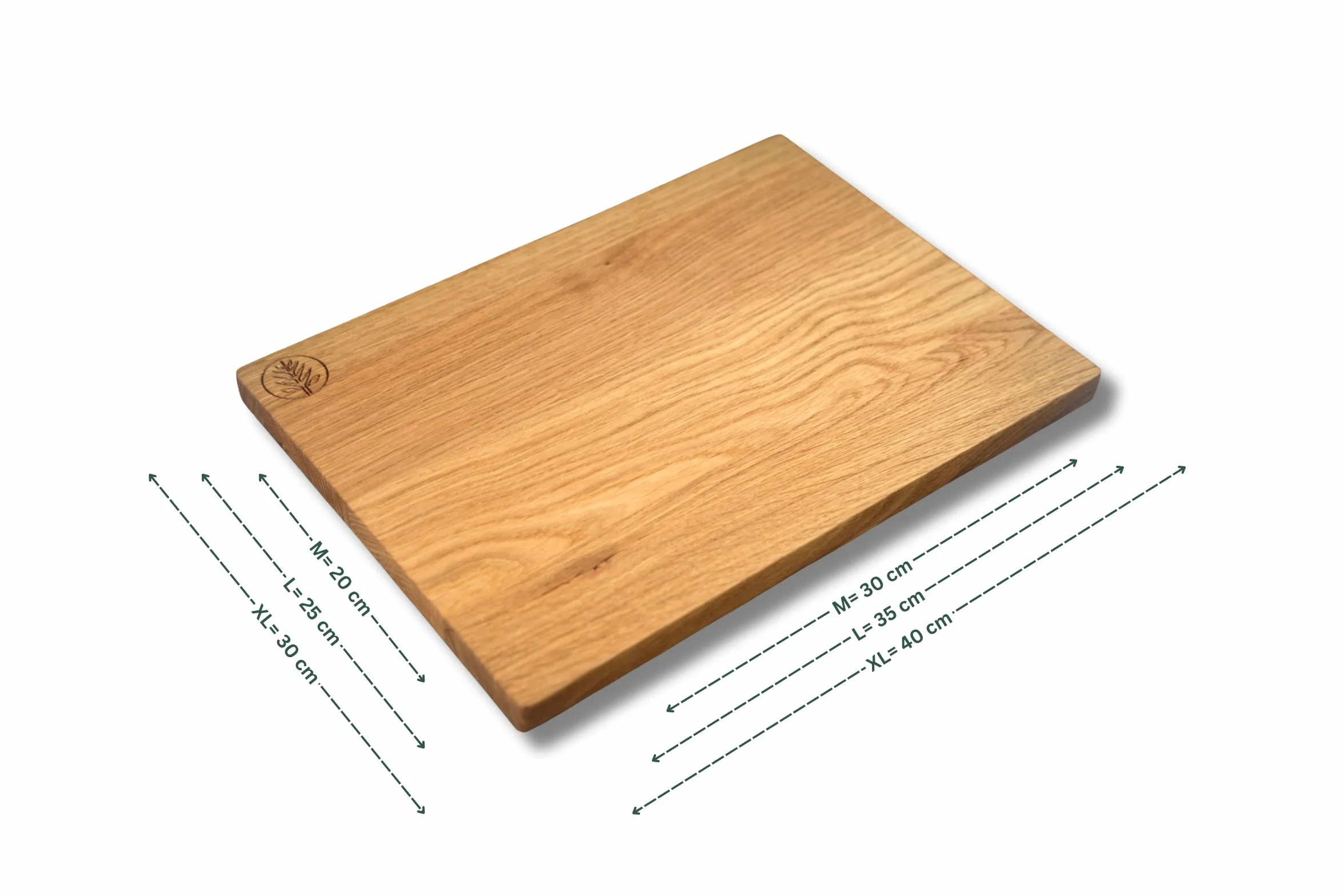 Tabla de cortar de madera 100% roble maciza, tamaño 25 x 35 cm, tabla para servir, tabla de desayuno, tabla de pan, antibacteriana, sostenible