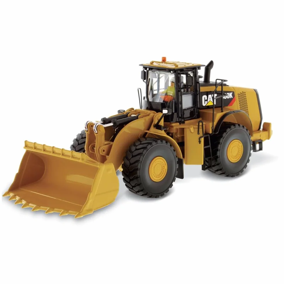 Diecast Masters 85296c - Cat 980K Pala cargadora con RockCon, Escala 1:50, a Partir de 14 años, en Caja de cartón, Ideal para coleccionistas