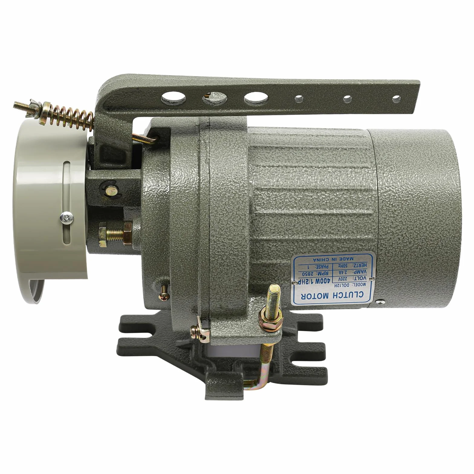 Motor de máquina de coser eléctrica, 400 W, 2850 rpm, motor de máquina de coser, ahorro de energía, ajustable, silencioso, sin escobillas, motor de embrague eléctrico para hogares industriales (220 V