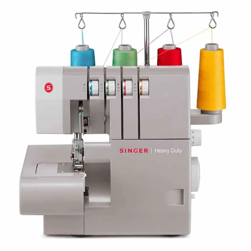 SINGER Heavy Duty 14HD854 Overlock Serger with $50 Accessories | Durable Metal Frame, 2/3/4 Thread, 6 Stitch Types, 1300 Stitches/Min, Skip-Free Stitching | Sews & Finishes Seams While Trimming Excess