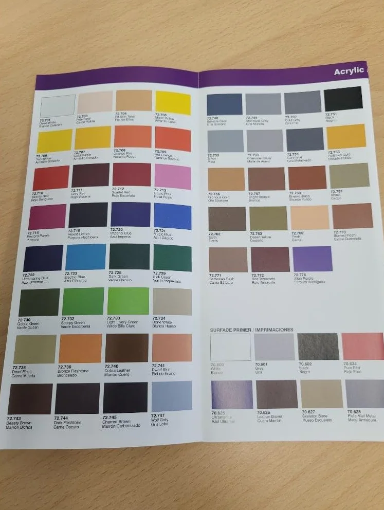 Vallejo Game Air Colour Set