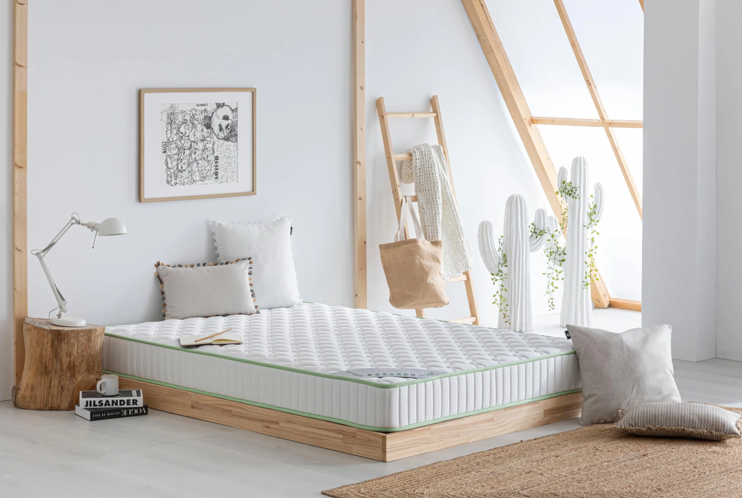 Dormio Ergonomic Sport - Colchón Eliocel adaptable, apto cama Nido, Antiácaros, Antideformaciones. Medida 90x190. Altura 14cm.