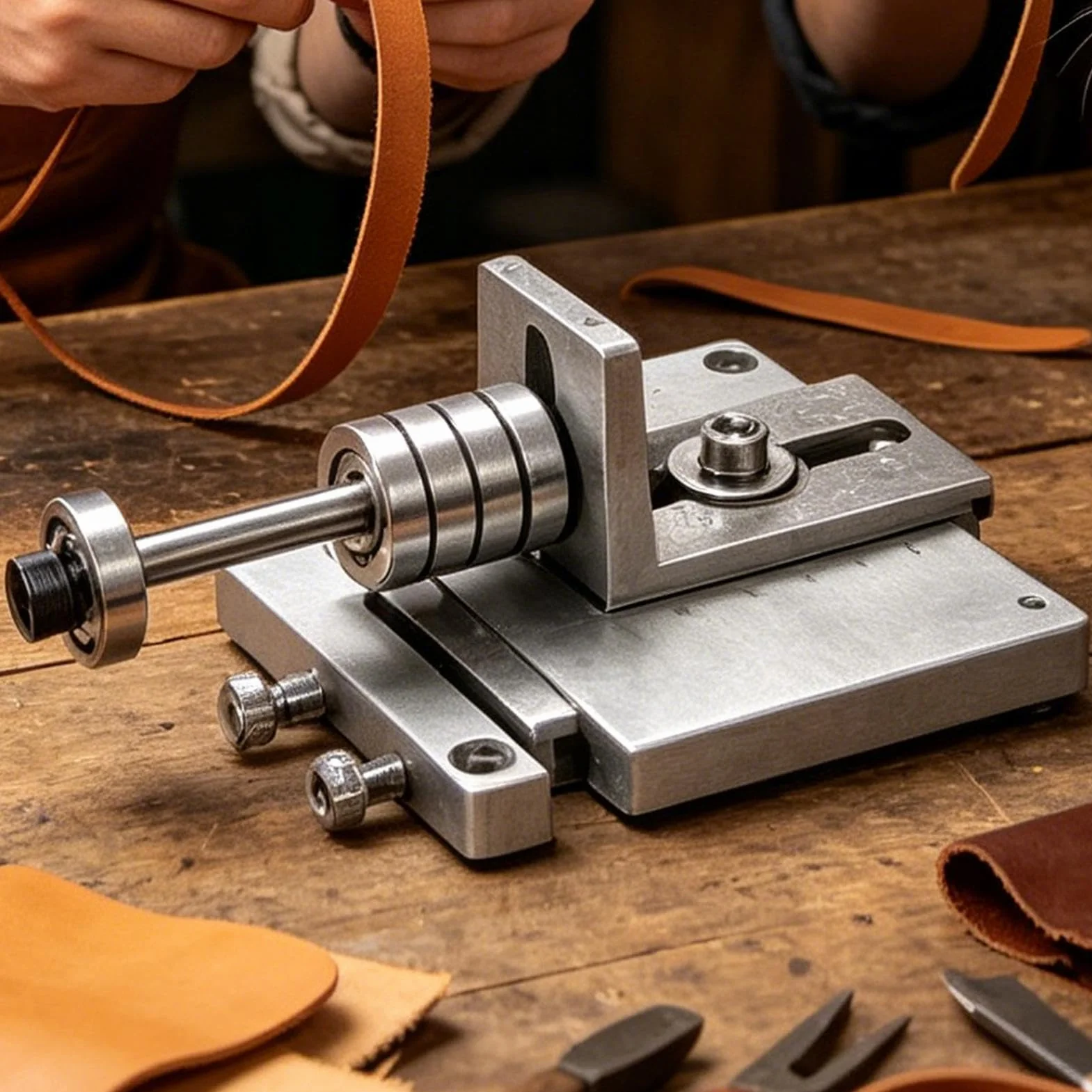 Máquina Cortadora De Cuero Precisión ergonómica y portátil | Troqueladora Para Manualidades DIY Para Adultos Hombres Mujeres Entusiastas Y Aficionados De Manualidades