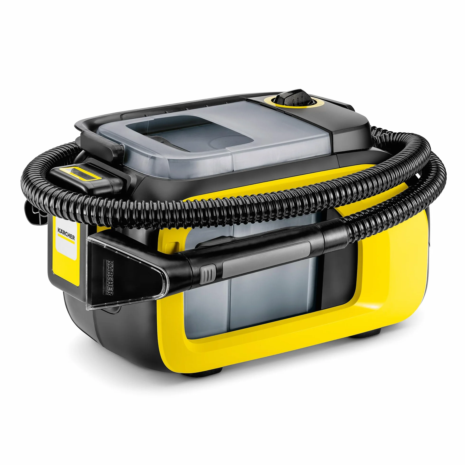 Karcher Lava-Aspiradora Se 3-18 Compact a Batería 18 V, Potencia: 200 W, Área: 6,5 M², Duración de Batería: 12-24 Min, Recipiente de Agua: 1,6 L, Funciona con la Batería 18 V, Batería no incluida