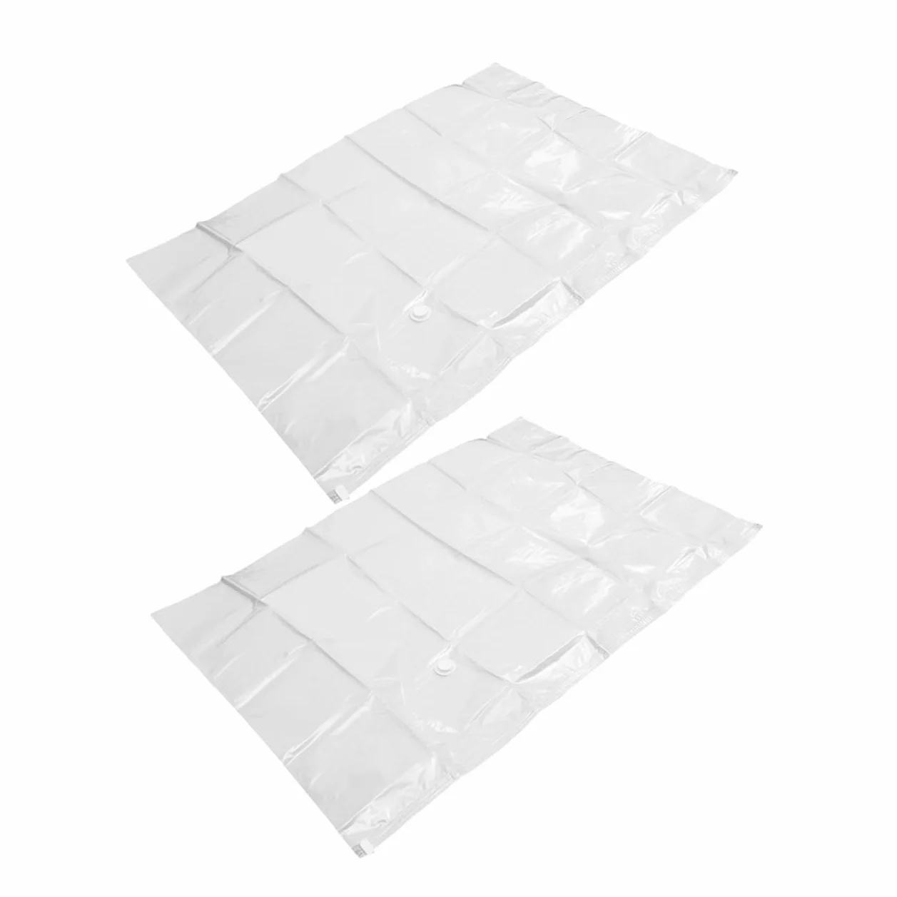 Vaguelly Bolsa Vacio Colchon, 2 Bolsas de Compresión al Vacío Reutilizables para Colchones y Ropa, Gran Capacidad, Pa y Pe, Adecuado para Mudanzas y Sótanos