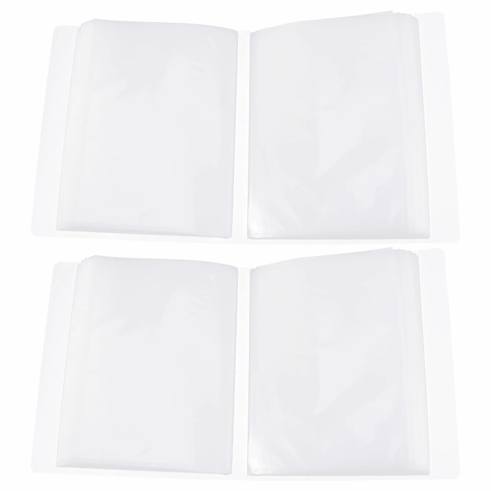 Álbum de Fotos de 2 Piezas Fundas de Pp Mate para 100 Fotos de 6 Pulgadas, Adecuado para Estudiantes y Eventos como Bodas