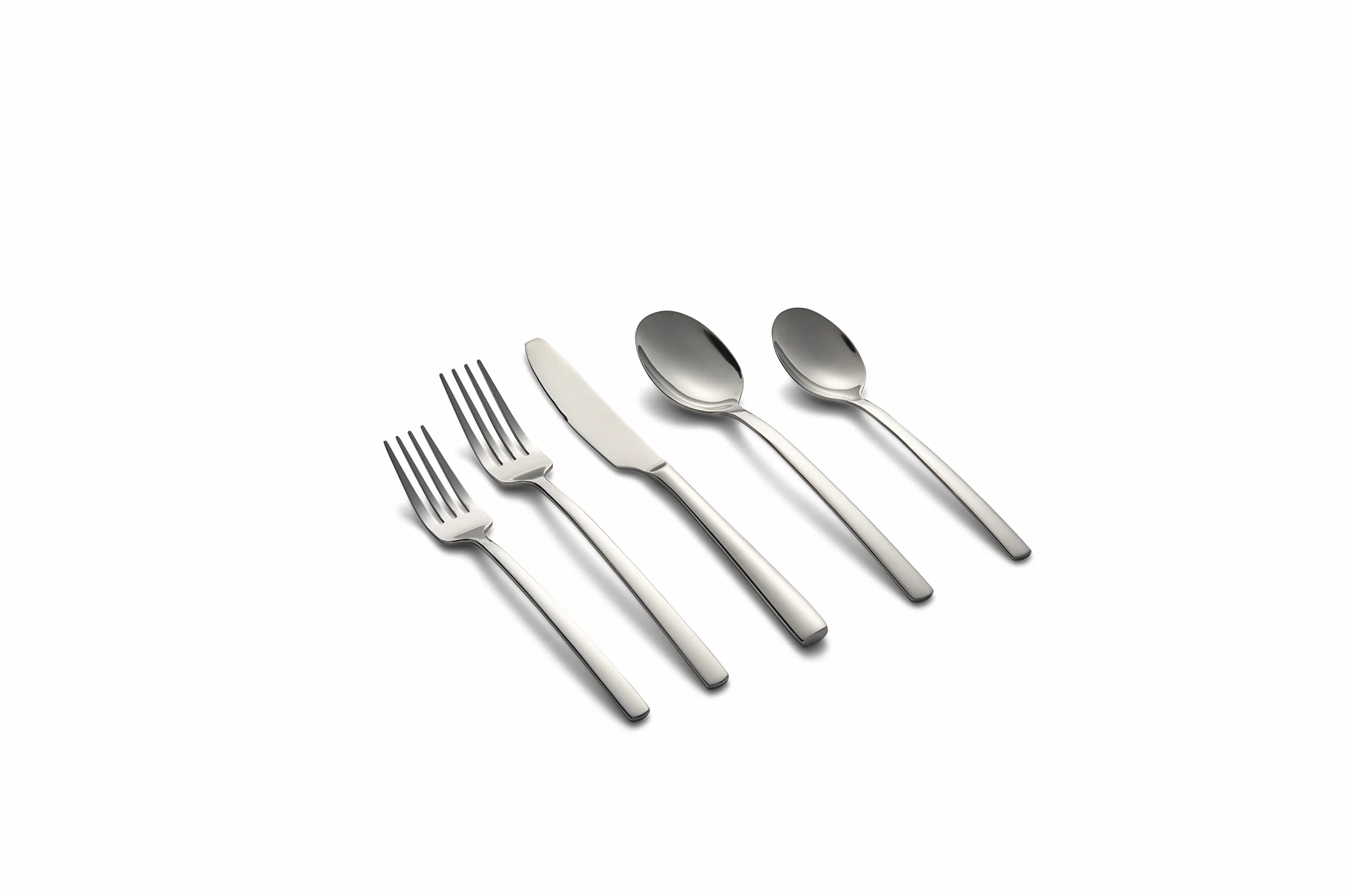 Cambridge Silversmiths Beacon Mirror - Juego de cubiertos (45 piezas), color plateado