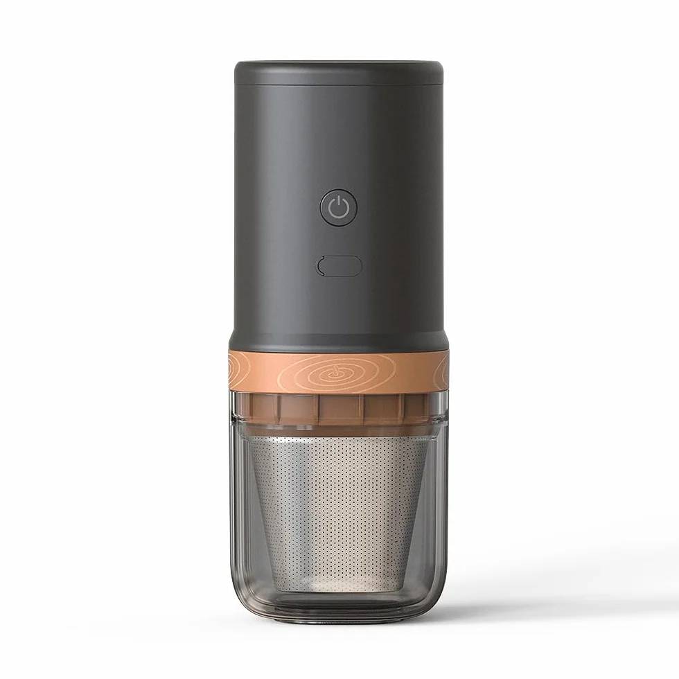 Granínea de Granos de café, Molinillo de café Eléctrico 25 Engranajes USB Ajustables Molino Recargable con Acero Inoxidable para el café de Goteo de Prensa Francesa 7.91 X 3.14in