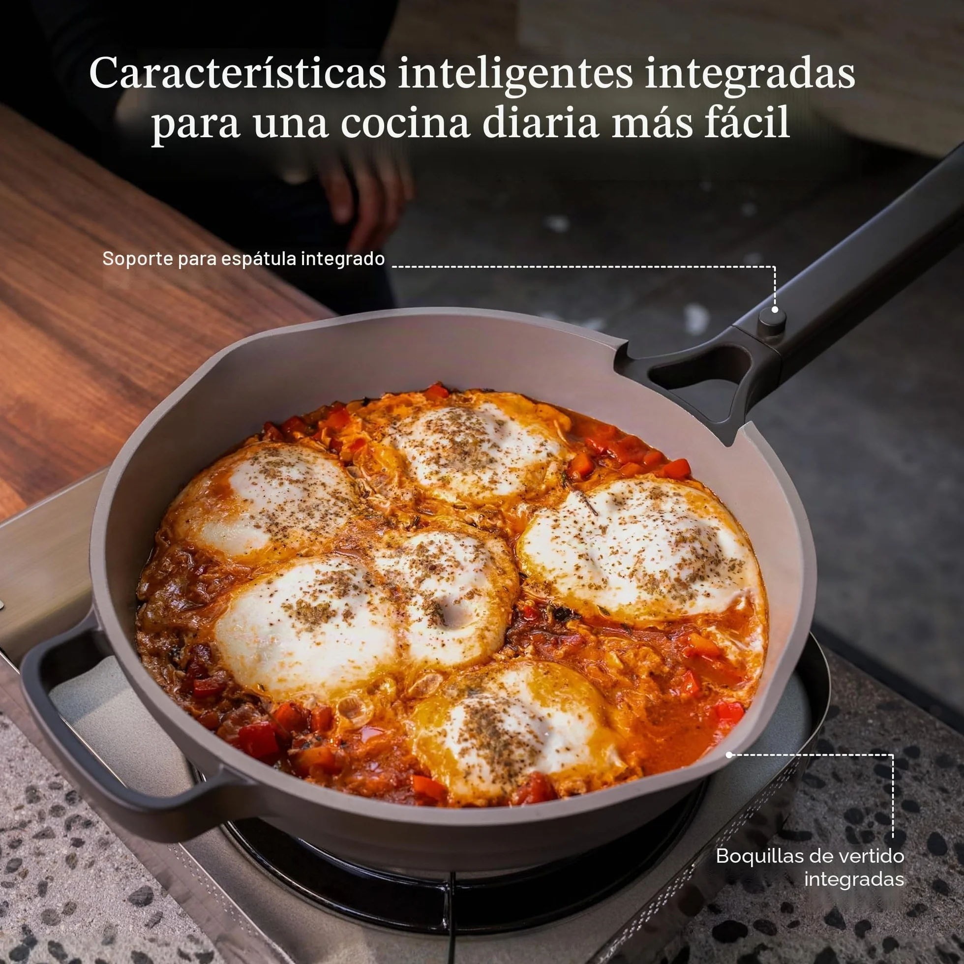 Our Place Always Pan - Utensilios de cocina antiadherentes, sin toxinas, de 2 a 10.5 pulgadas, sartén aluminio 10 en 1 patentada, segura para horno y inducción