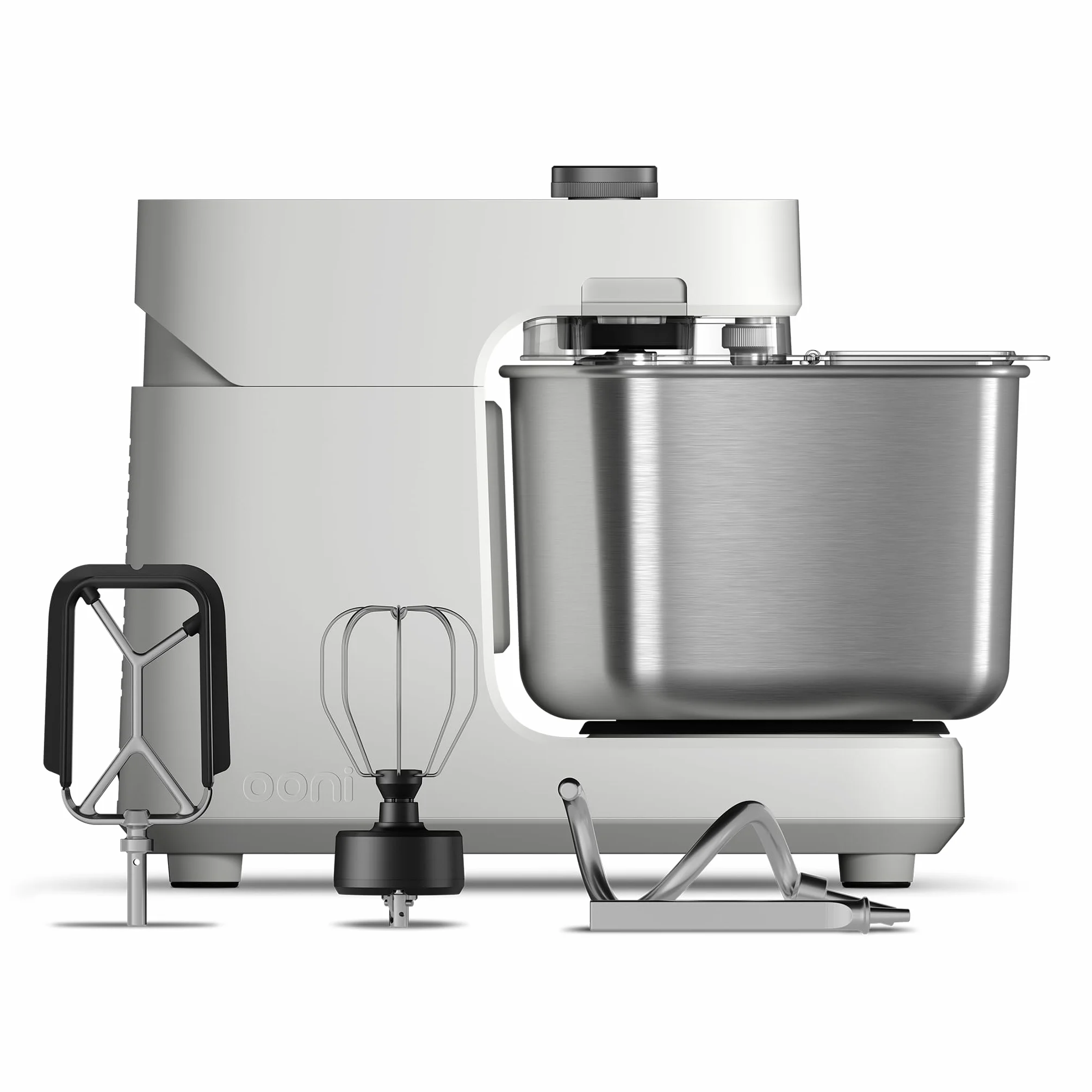 Ooni Halo Pro Amasadora Profesional Halo Pro de 7,3L – Batidora Amasadora para Masas de Pan y Pizza con 58 Velocidades y Accesorios – Blanco Polar