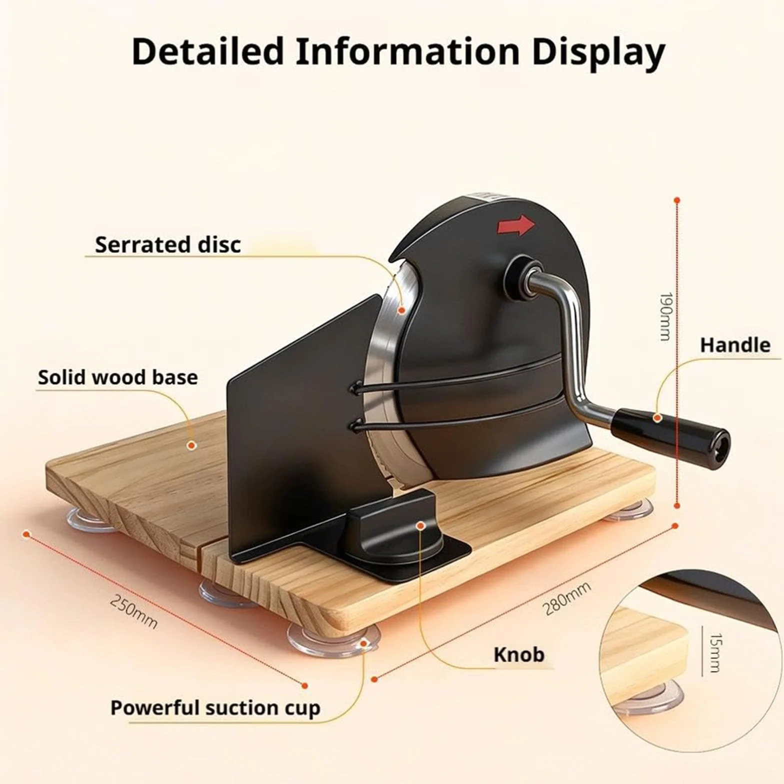 Cortador de pan, cortadores ajustables de acero inoxidable para masa madre, tostadas y pasteles. Herramienta de cocina esencial para rebanadas perfectas, diseño de manivela