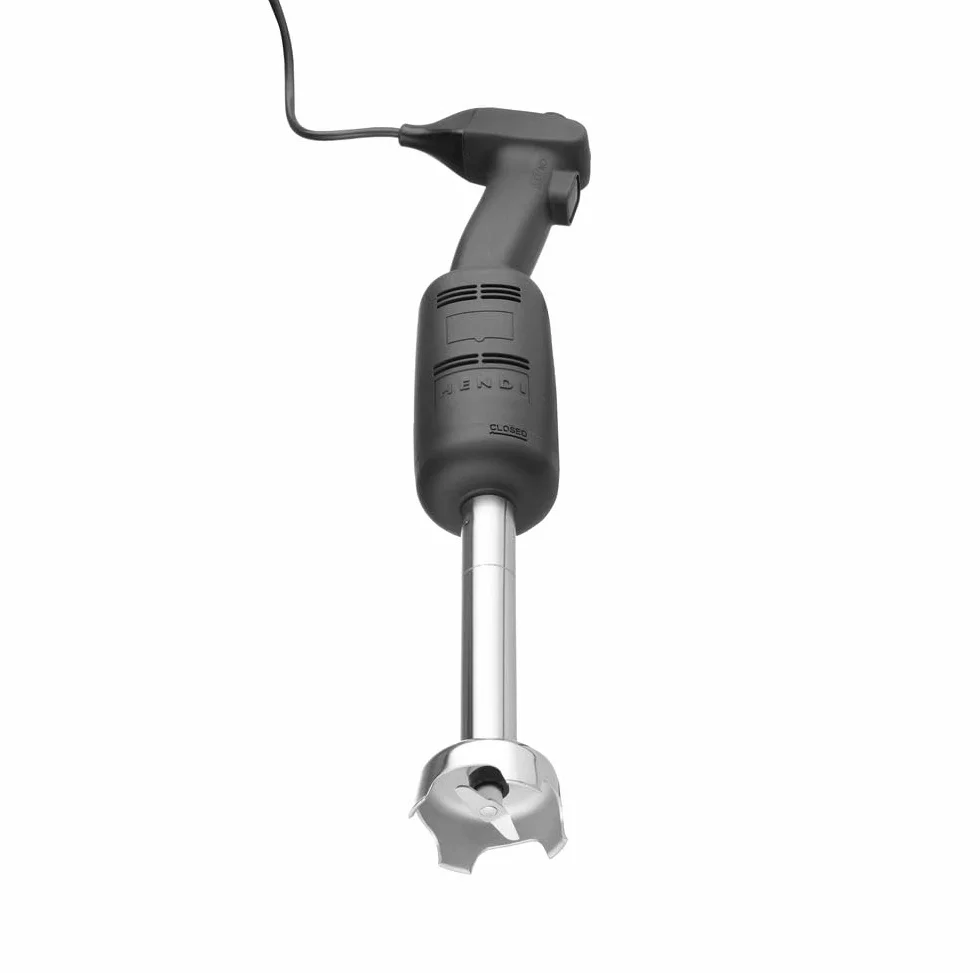 HENDI Batidora de Mano para Uso Profesional con Velocidad Ajustable | PA y acero inoxidable, brazo batidor 160mm, 230V/270W, 140x76x(H)503mm, peso 1,68kg