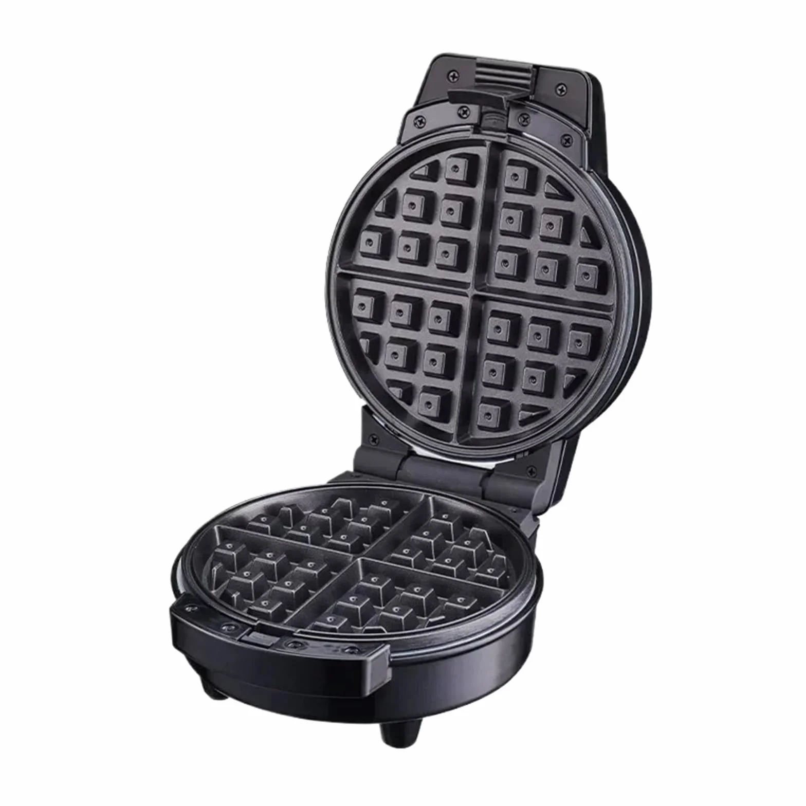 Máquina De Desayuno 3 En 1 For Hacer Donas, Plato For Pasteles Con Dibujos Animados Y Waflera Placas Antiadherentes Extraíbles Calentamiento Uniforme Y RáPido