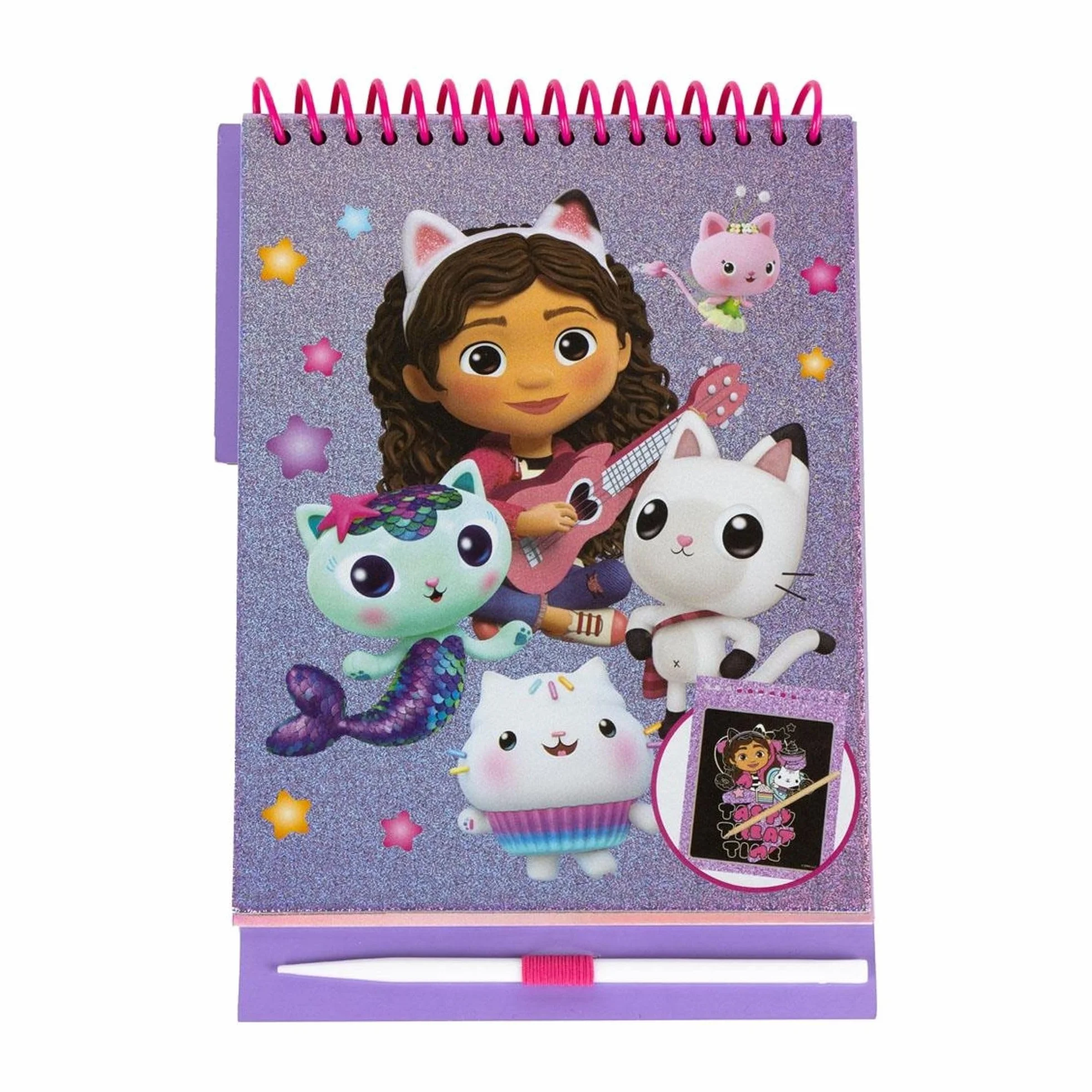 Cuaderno Mágico Gabby's Dollhouse con Bolígrafo y Hojas Reutilizable - Libreta Infantil de Dibujo