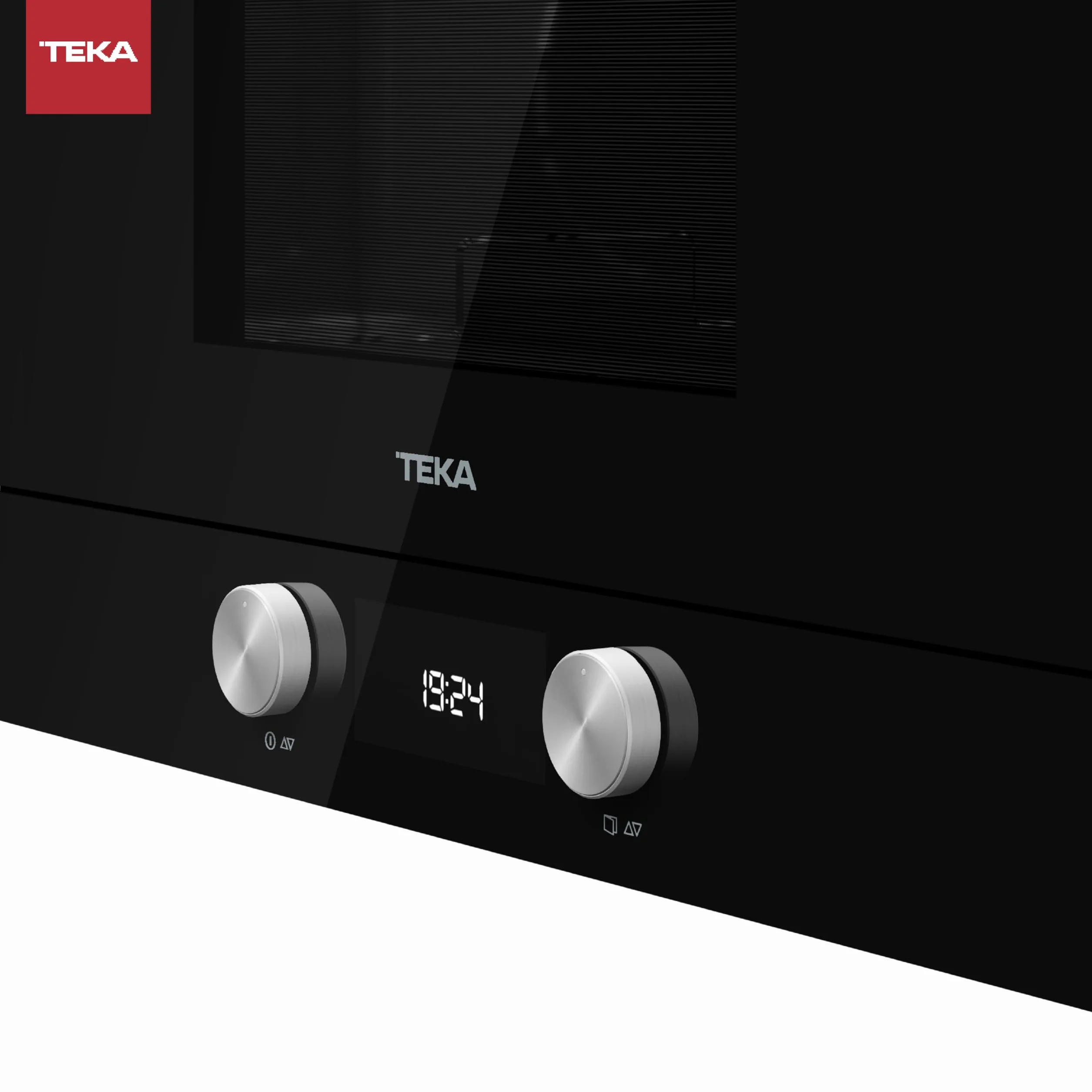 Teka ML 8220 BIS L Microondas de Integración Grill Urban Colors Edition Base Cerámica 5 Niveles Potencia 9 Menús Acceso Directo Cristal Negro
