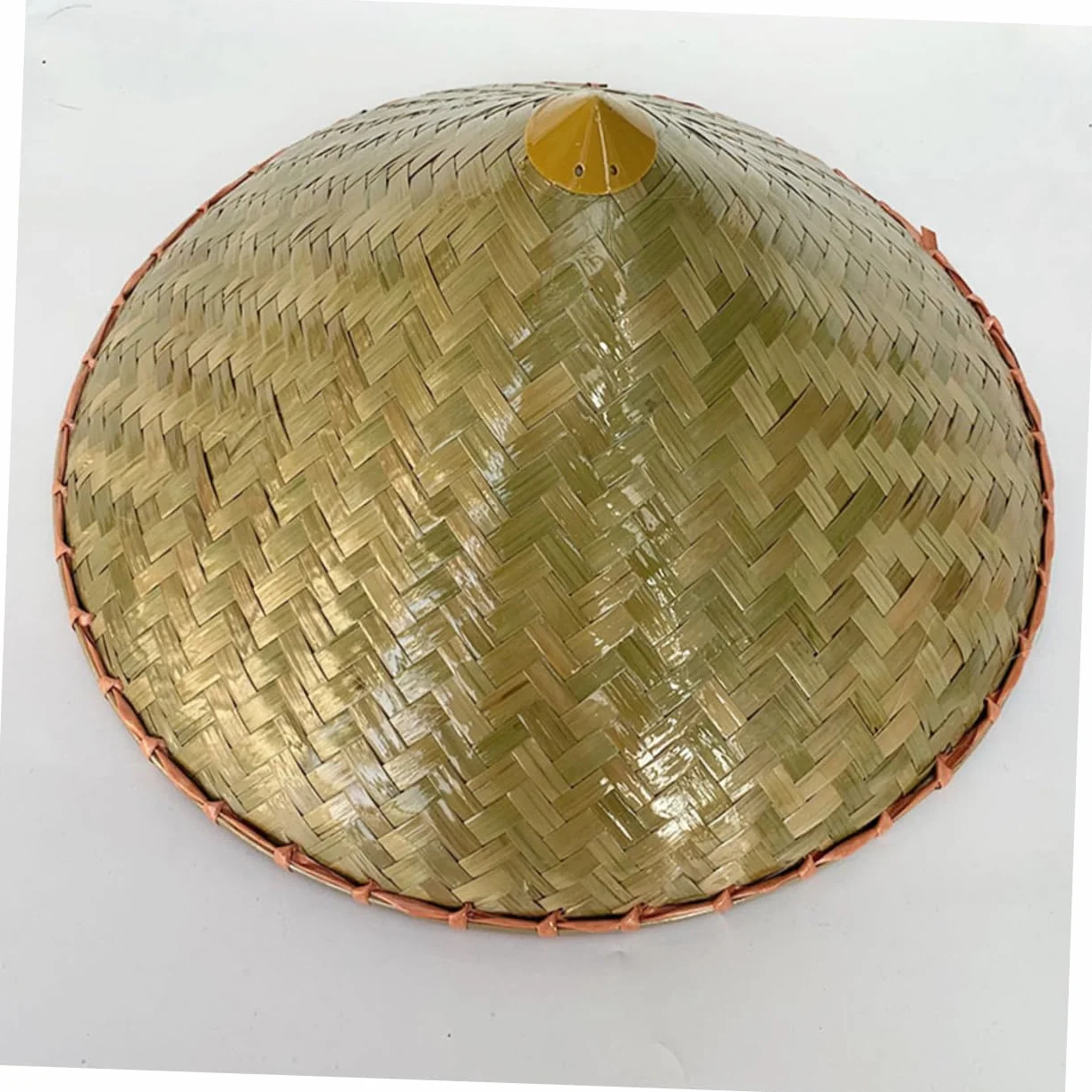 Cabilock Sombrero Cónico de Bambú para Adultos, Ligero y Transpirable, Adecuado Vida Diaria y Fiestas, Diseño Tradicional Japonés Resistente y Elegante