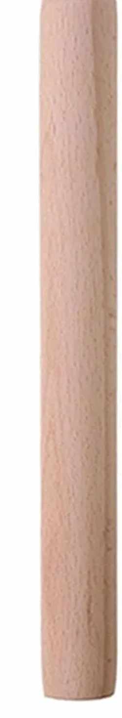Rodillo de madera de haya,Rodillo macizo, Rodillo de masa for pastel de Pizza y fideos, rodillo de madera de 16cm/25cm/30cm con escala, herramienta for hornear galletas, pin antiadherente(24cm)