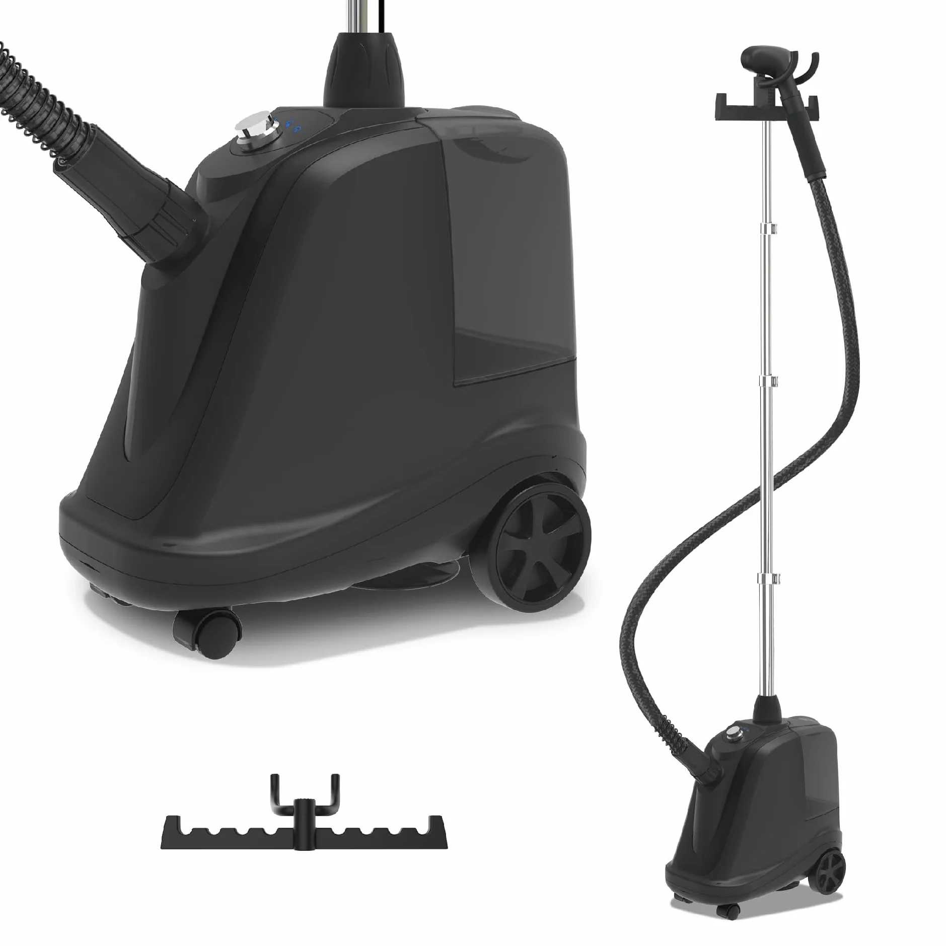 STEAMONE - Plancha de vapor vertical 2000W, 40g/minc- Calidad profesional - Gran depósito de 3,5 l - Accesorios incluidos - Cable de 2,5 m - Empresa francesa - T2000B