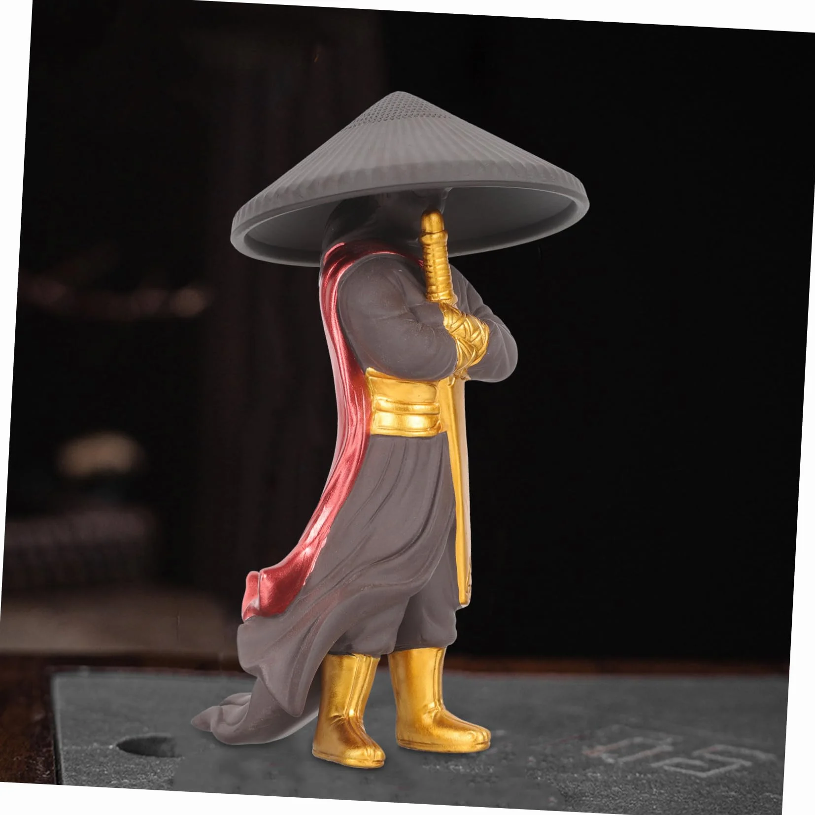 ORFOFE Infusor de Té Decorativo de Cerámica para Ceremonia Kung Fu | Acabado Creativo y Sencillo, Artesanía Fina, Pieza para Inauguración del Hogar