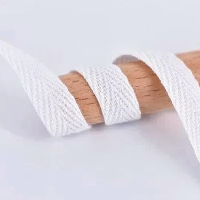 Cinta de espiga de 50 yardas, cinta de algodón de alta tenacidad, cinta para etiquetas de bolsos, cinta de costura, cinta al bies, accesorios para manualidades, color, 3 cm