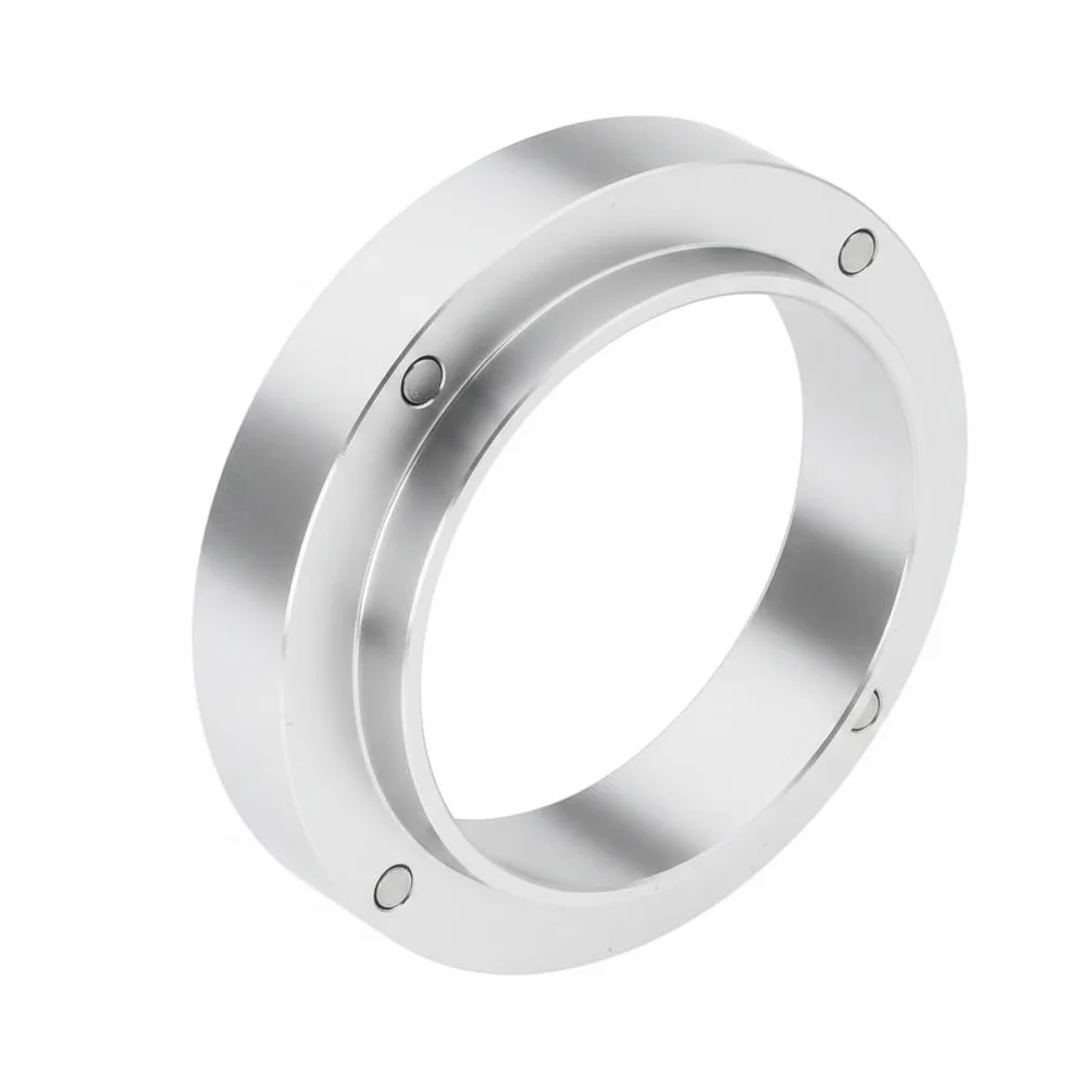 Embudo Dosificador de Café 58mm Magnético Aleación de Aluminio para Portafiltro Espresso Antisalpicaduras