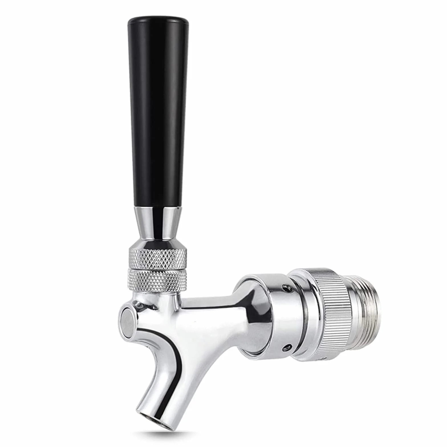 Cerveza elaborada Convertidor de Control de Flujo de Rosca 1-1/8-8, grifos de Cerveza de Barril, Kit de Grifo de Barril de elaboración casera Herramientas para embarrila