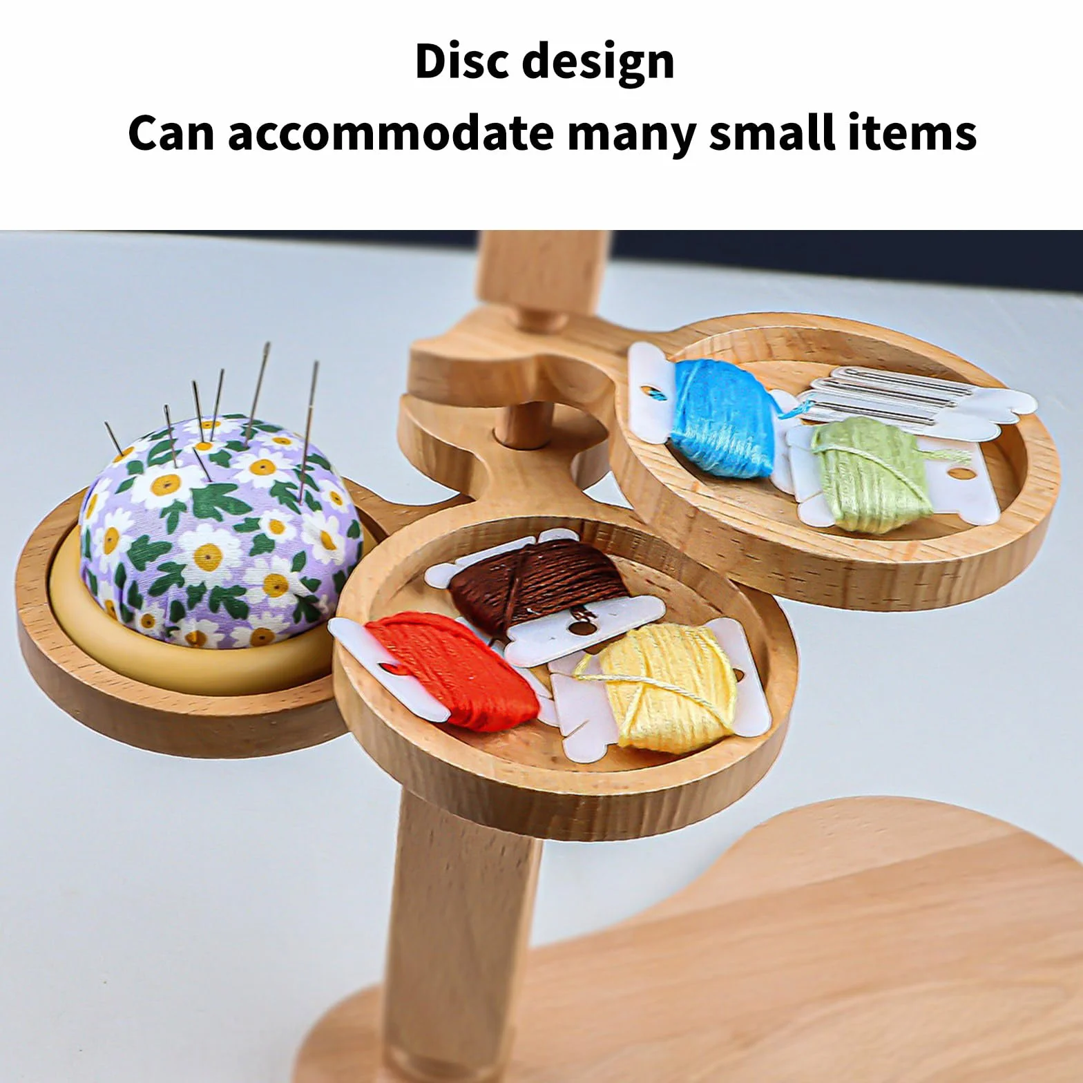 Ukbzxcmws Soporte para bastidor de bordado con 3 compartimentos, altura ajustable, soporte para bastidor de bordado para coser artesanías