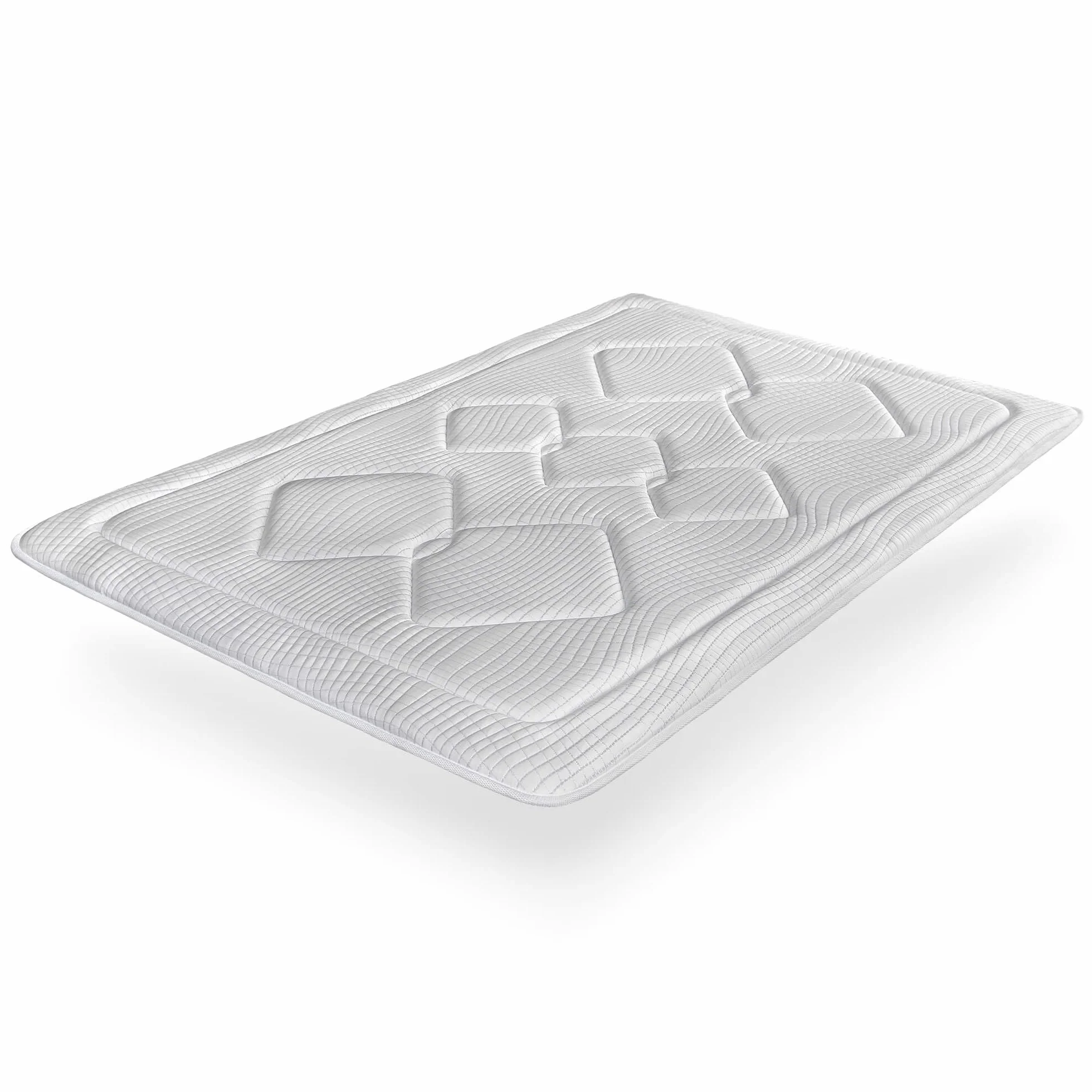 Topper Viscogel Efecto Frío Polar Dreams SonnoMattress, 4 cm Altura, Tejido Hilo Frío Transpirable, Adaptable, Sensación Fresca - 150x200x4