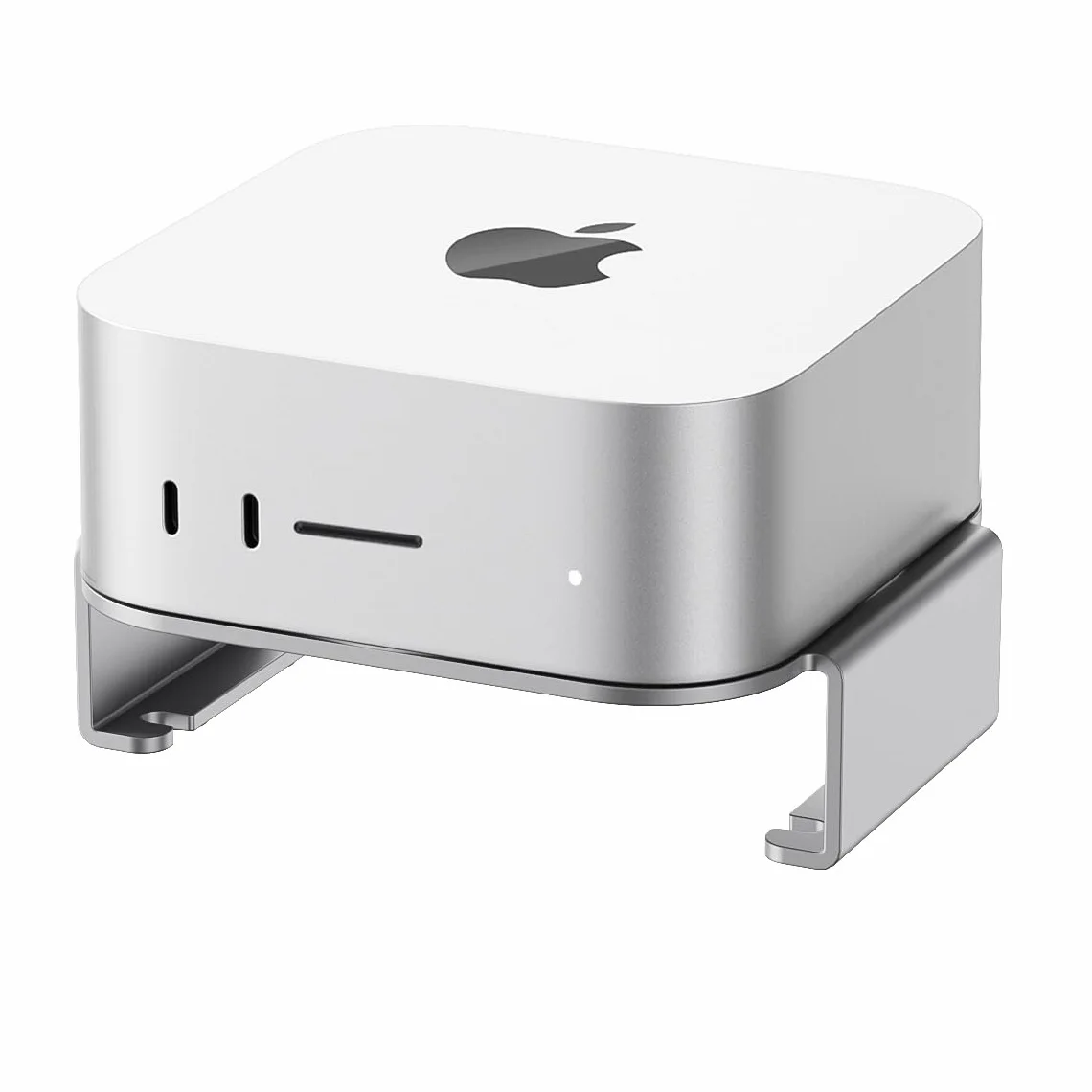 SNANSHI Soporte para Mac Studio, soporte de escritorio de aluminio diseñado para Mac Studio, flujo de aire mejorado disipa eficazmente el calor, organización de escritorio