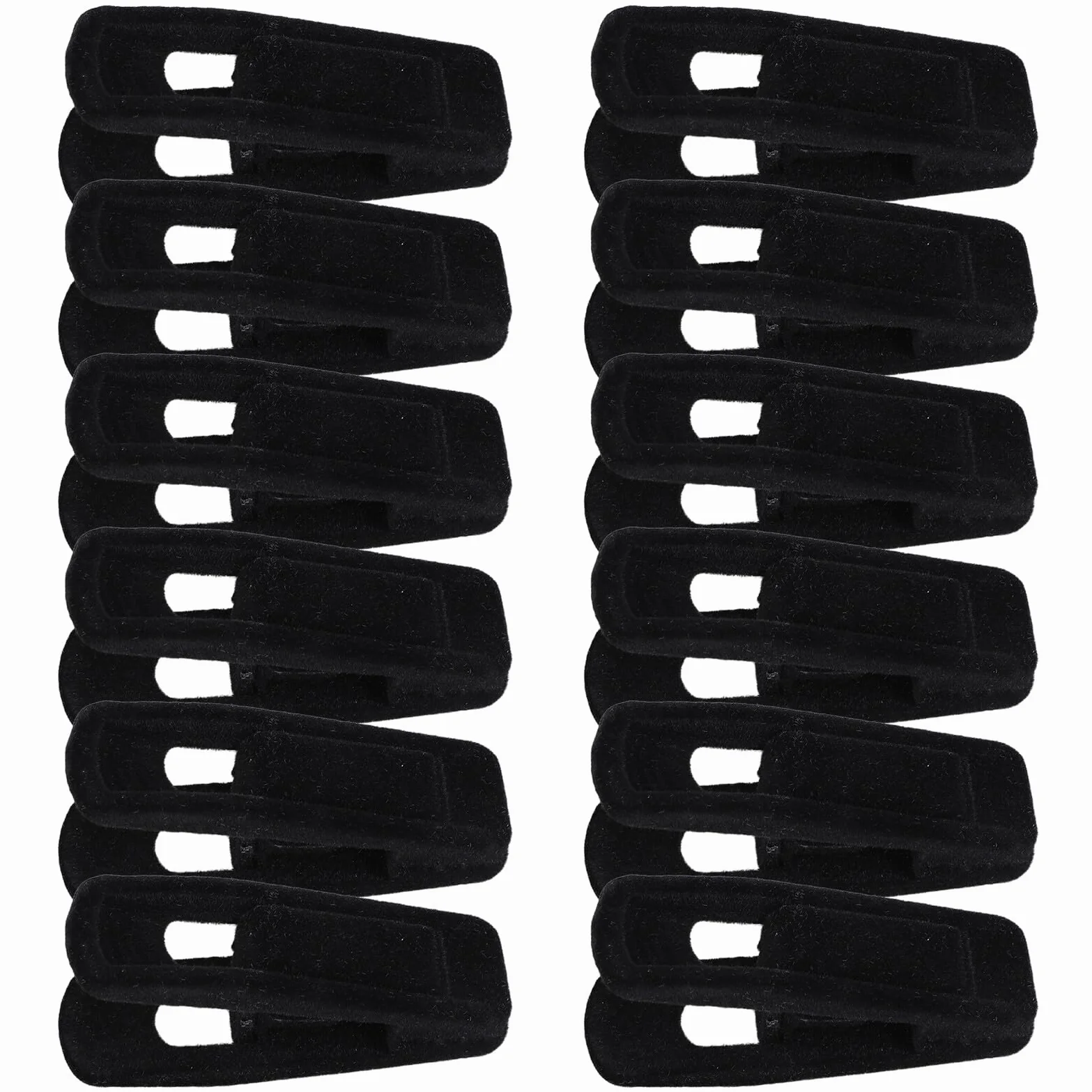 50 Pinzas de Terciopelo para Perchas de Ropa, Pinzas Antideslizantes de Plástico para Colgar Ropa en Tendederos Interiores y Exteriores