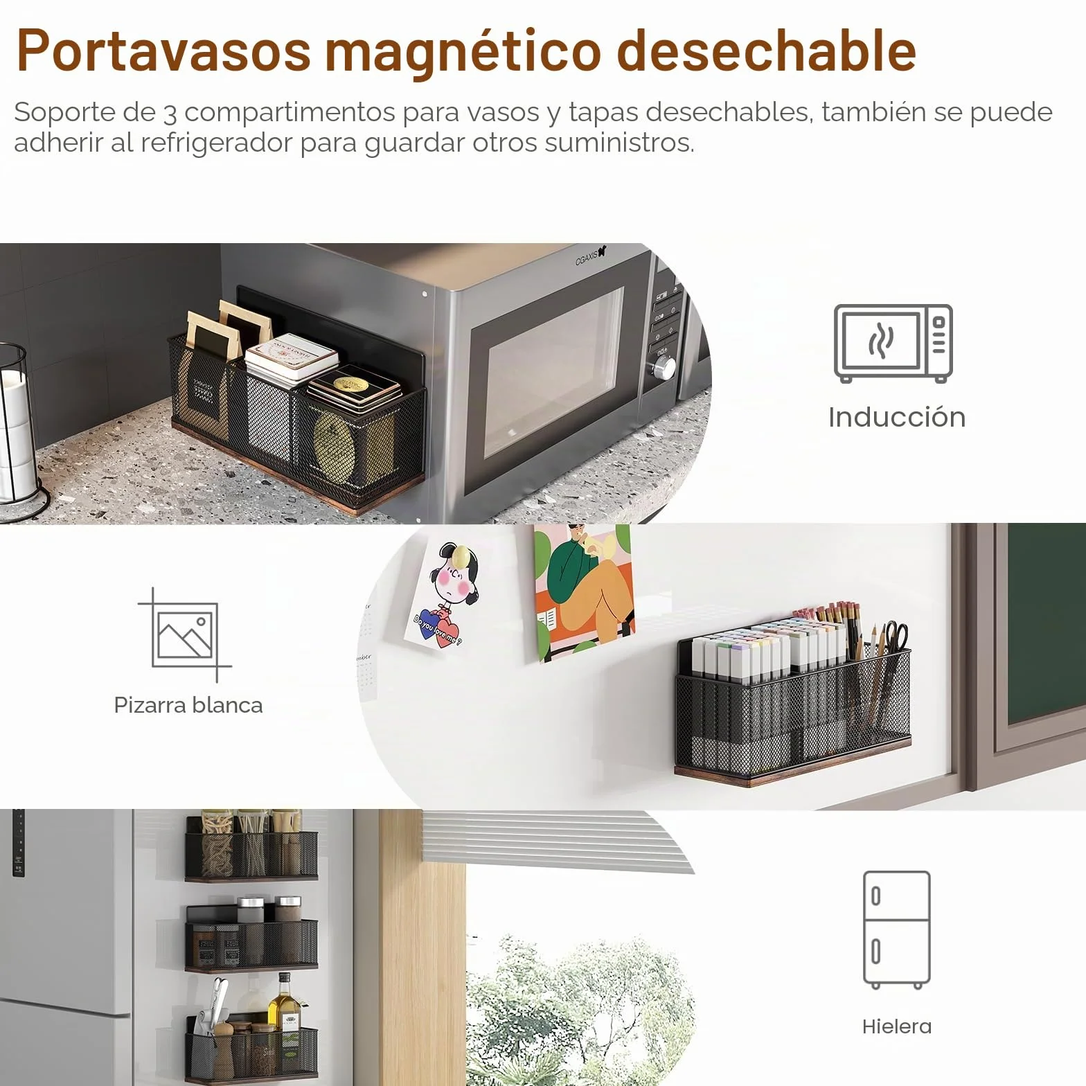TQVAI Cajón Almacenaje Cápsulas 60 Cápsulas 2 Niveles Organizador Cafetera Dolce Gusto Negro