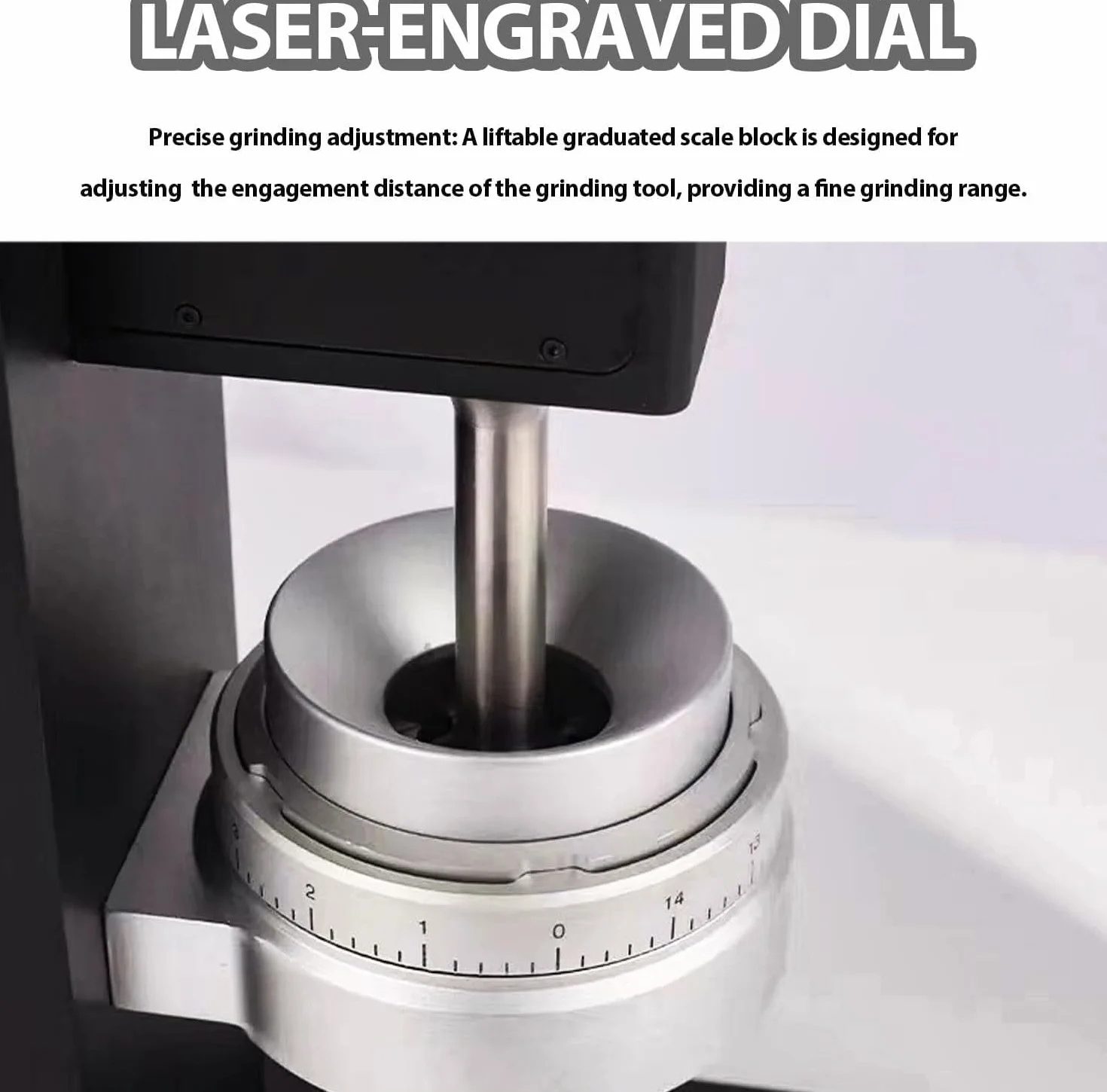 Molinillo de café, Molinillo Manual de muelas, Molinillo eléctrico de Granos de Espresso con ajustes de molienda Personalizables para Espresso, Goteo, Prensa Francesa, café frío