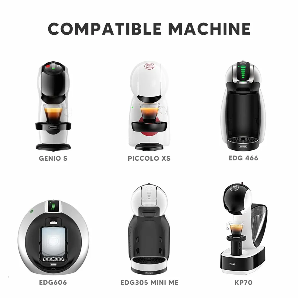 HAILASRE Portacápsulas para cápsulas OriginalLine Nes desechable, compatible con Genio S y Piccolo XS, accesorio para cafetera Nes-presso en Dolce Gusto