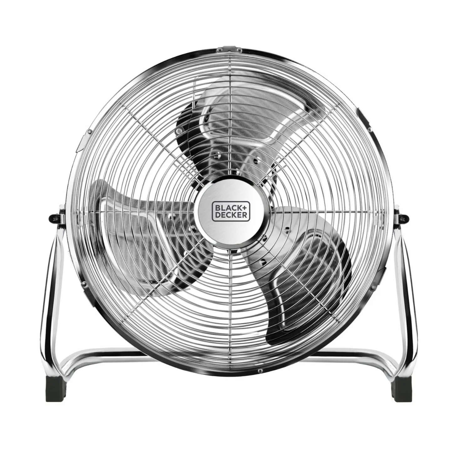 Black+Decker – Ventilador Circulador de Aire 120W | Diámetro 45 cm | Aspas Aluminio | 3 Velocidades | Rejilla Orientable | Estabilidad Total | Metálico