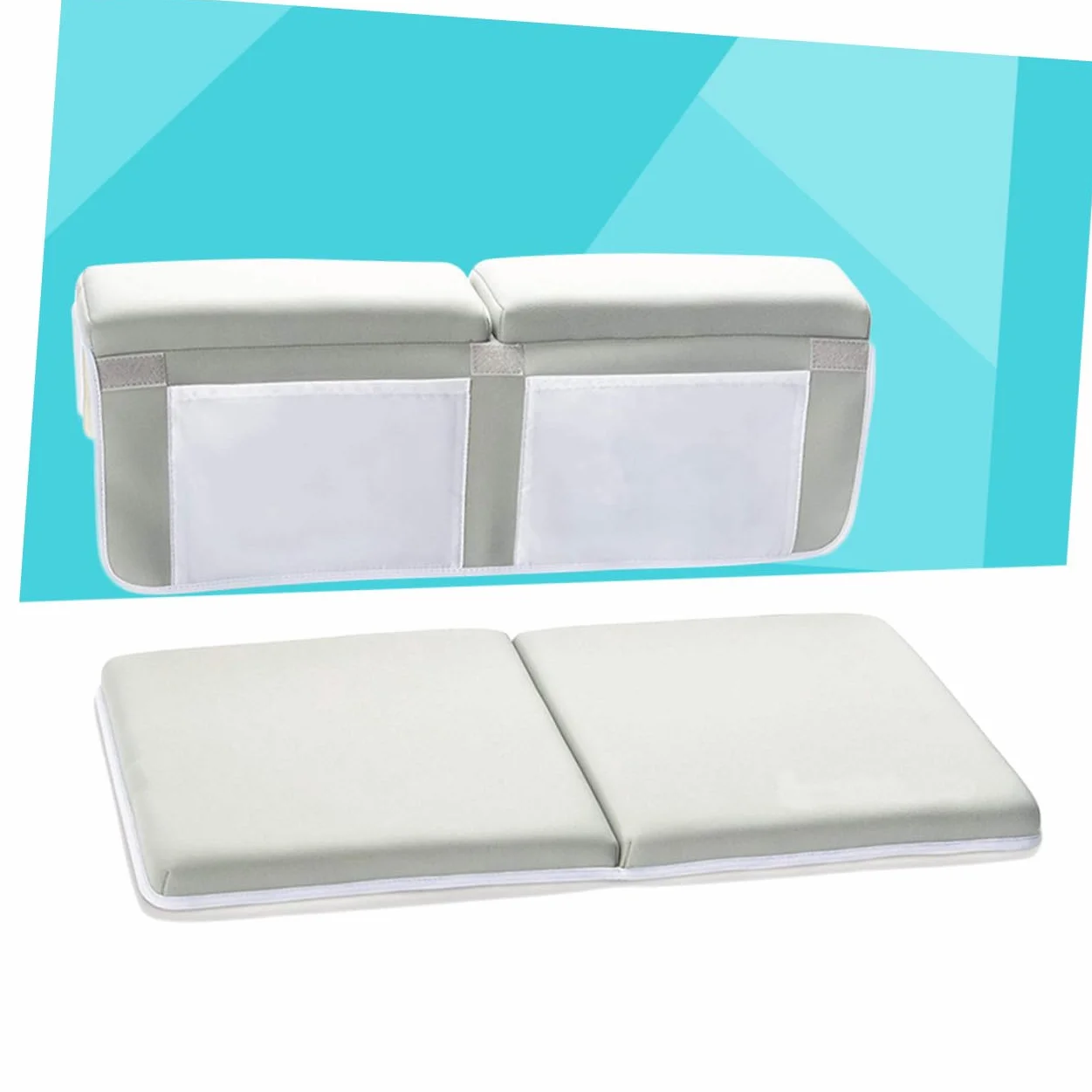 DOITOOL Alfombra Antideslizante Material Sbr para Baño Infantil Bolsillos Organizadores Adecuado para Rodillas y Codos Durante el Baño de Niños y Padres
