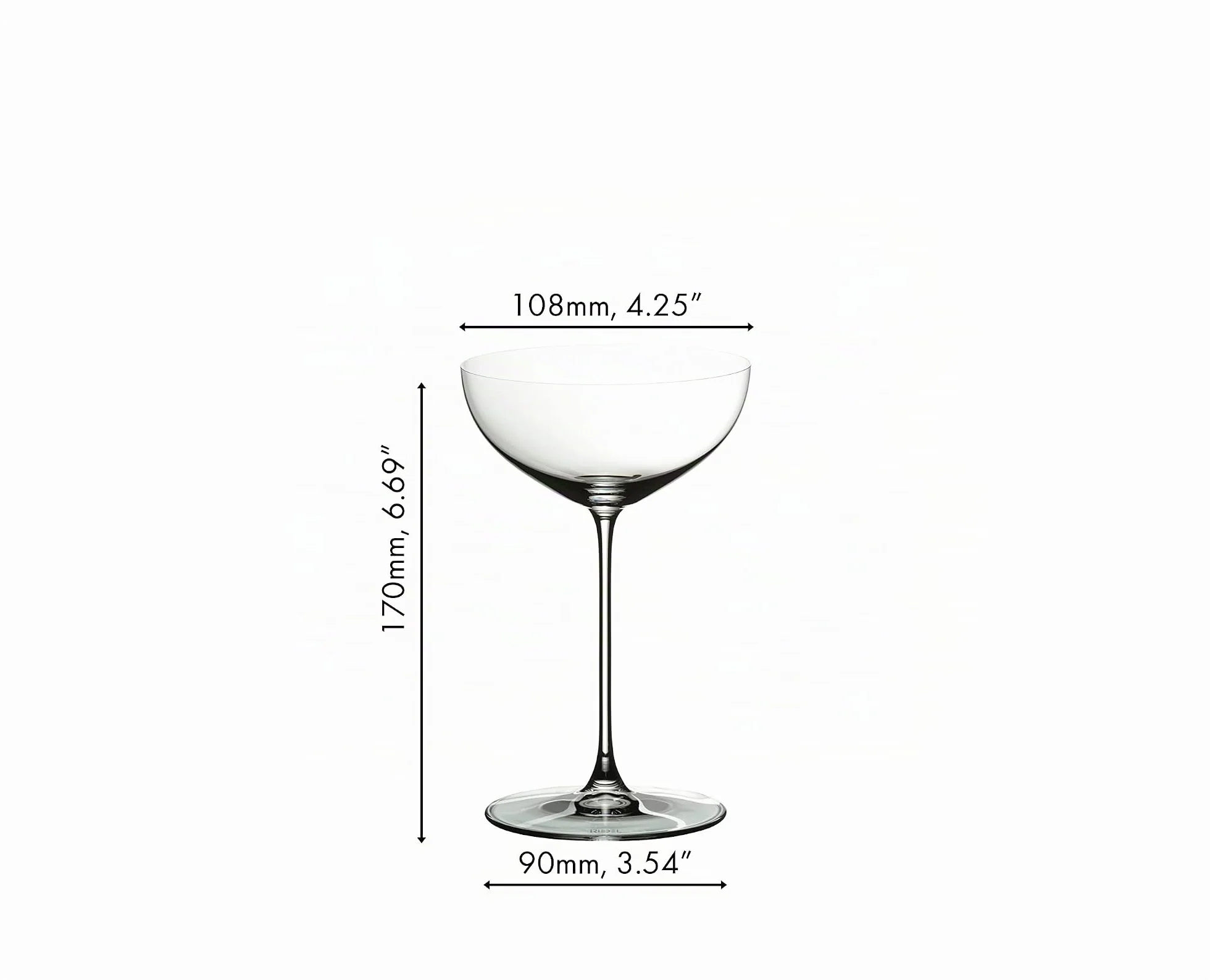 Riedel 6449/09 Veritas Coupe/Moscato/Martini (Estuche de 2 Copas)