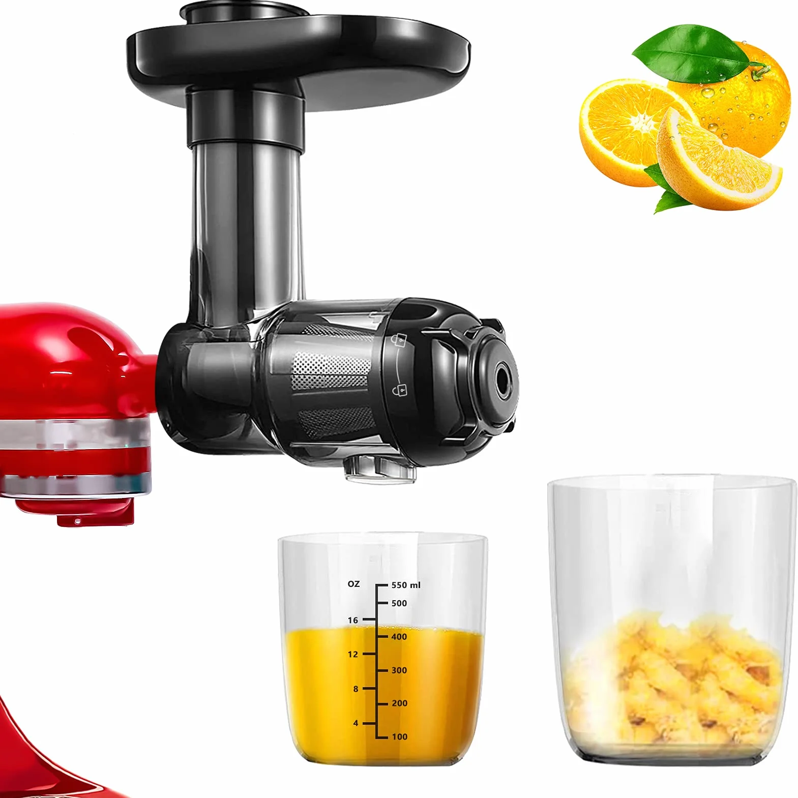 Accesorio para picadora de carne, accesorio para robot de cocina, accesorio de licuadora compatible con todos los robot de cocina KitchenAid/PHISINIC fácil de limpiar, alto rendimiento de zumo