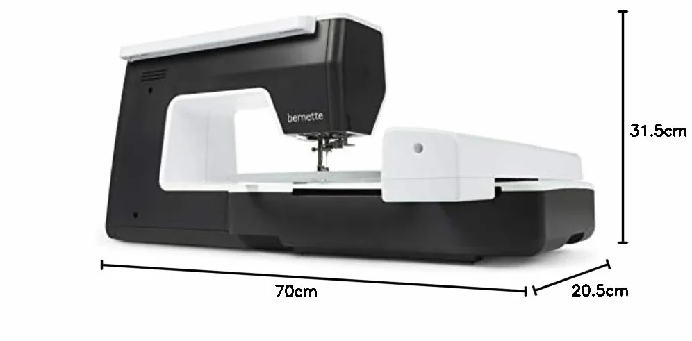 Bernette B70 Deco - Máquina de bordar con módulo de bordado, incluye software de bordado, rotulación y edición para una creatividad aún mayor