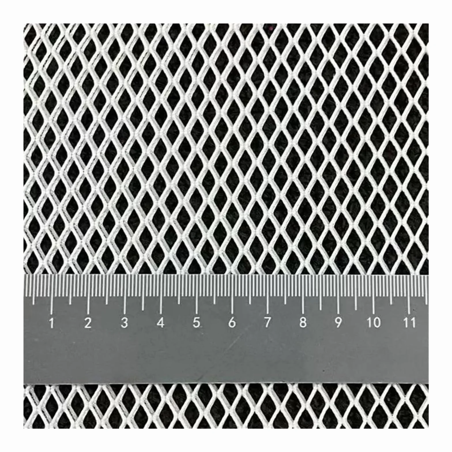 Tejido de malla para costura, Tela de malla capa aire 3D rejilla poliéster, 1 yarda, 140cm, blanca, negra for coser(Black,90cmx140cm)