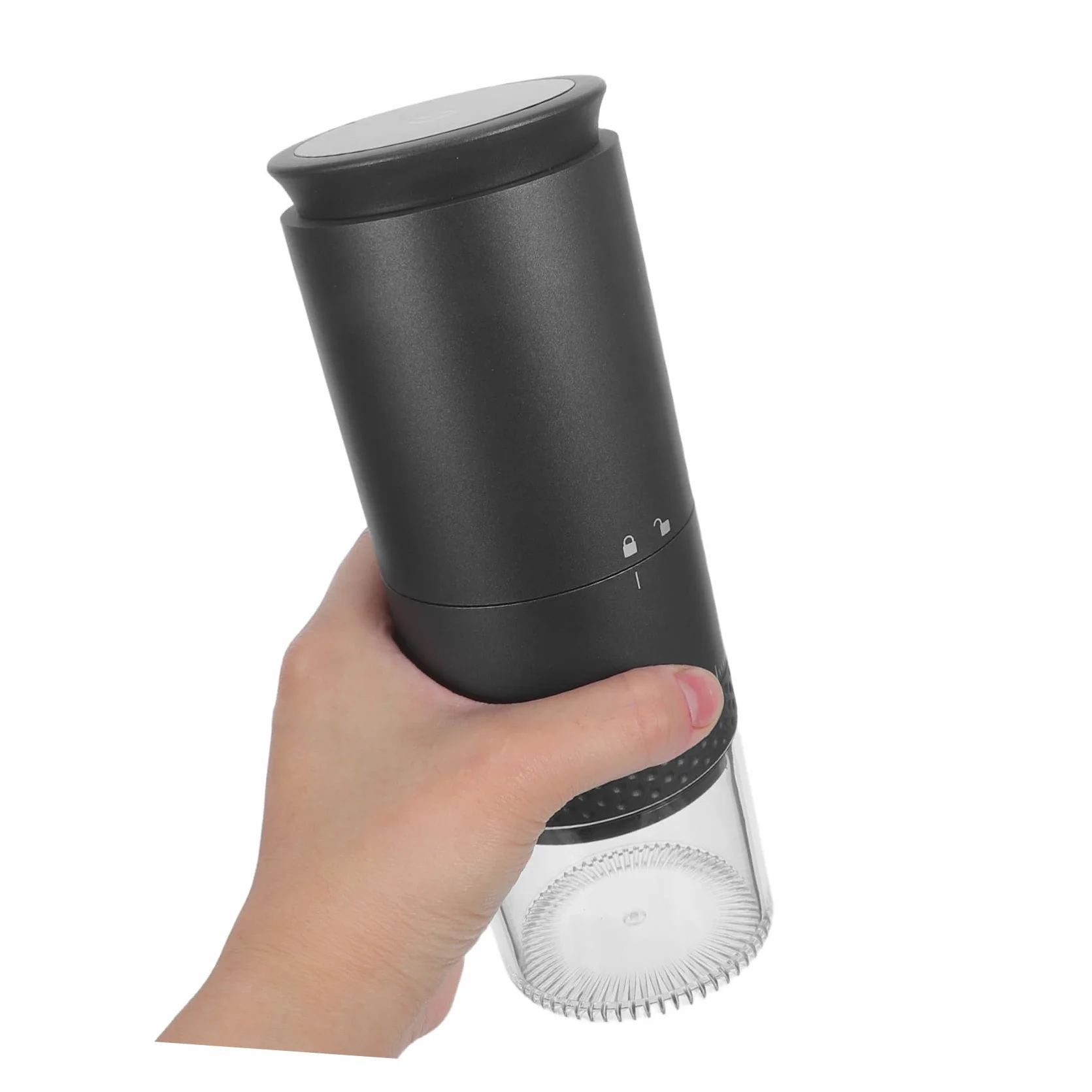 Healifty Molinillo de Café y Funcionamiento Silencioso Portátil Eléctrico con Capacidad de 50g para Uso en Cocina y Hogar