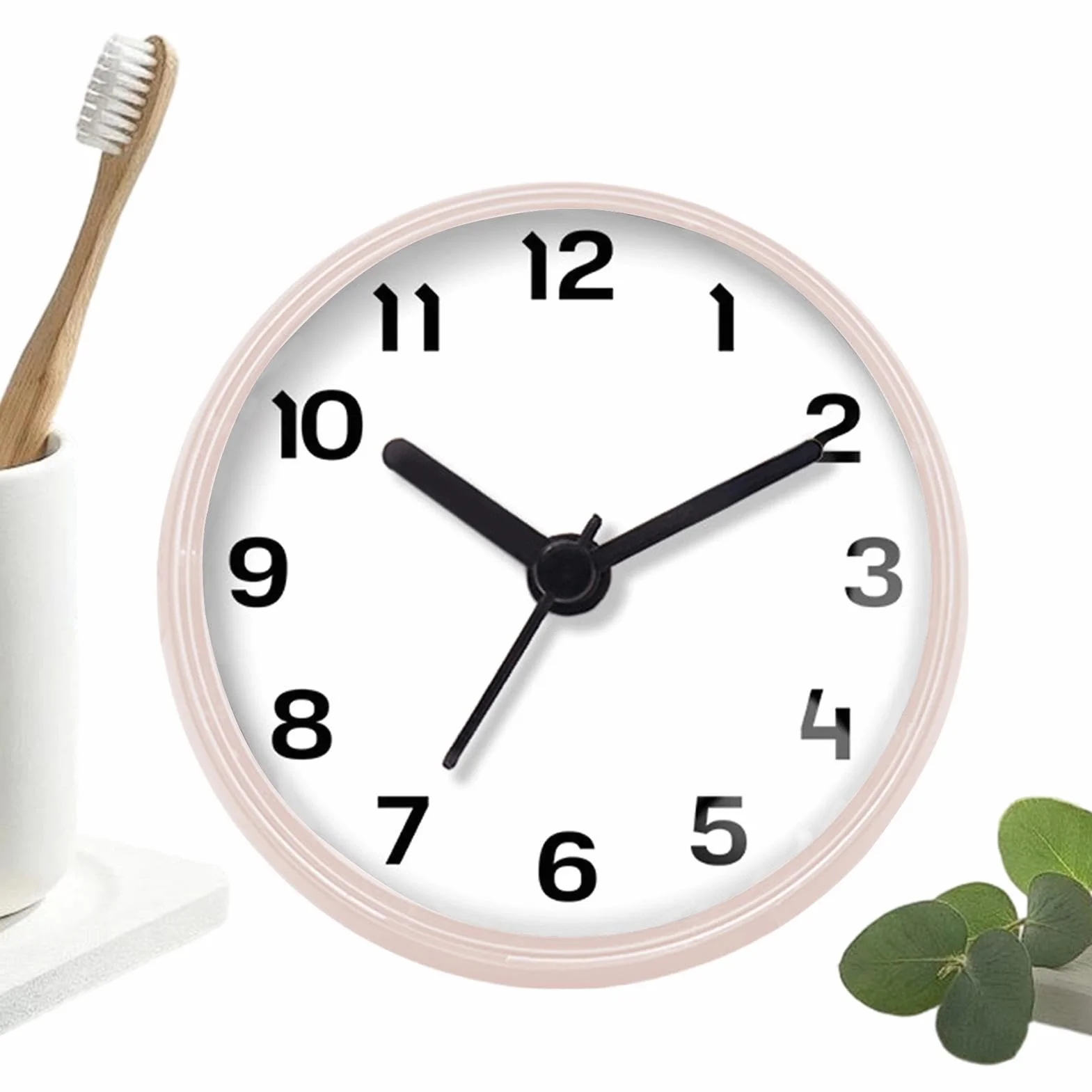 Reloj de pared impermeable PVC ABS Alarma de ducha ventosa flexible