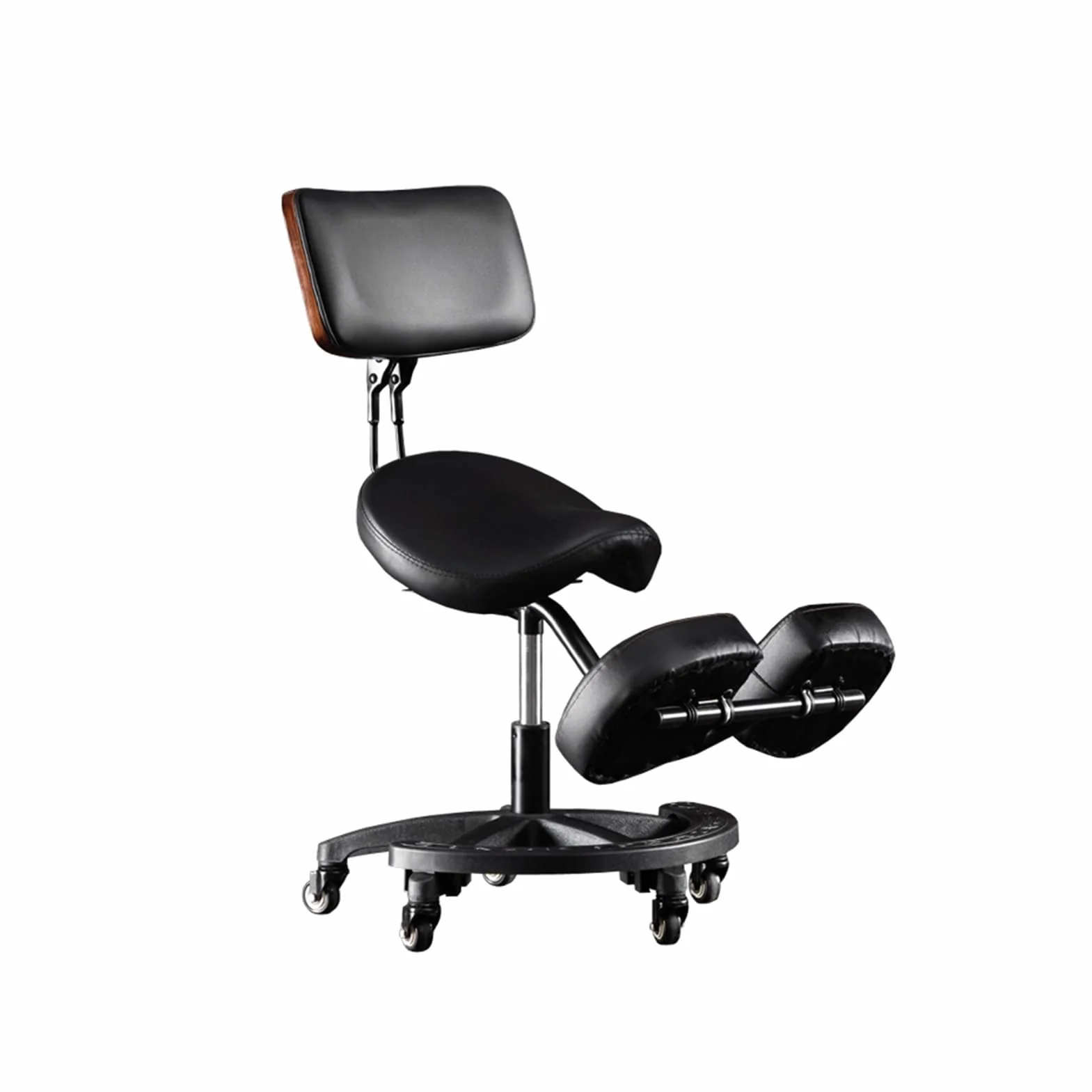 Genérico Silla ergonómica Profesional de Rodillas, con Equilibrio Variable, Altura Ajustable for Mejorar la Postura y la circulación de Las piernas.