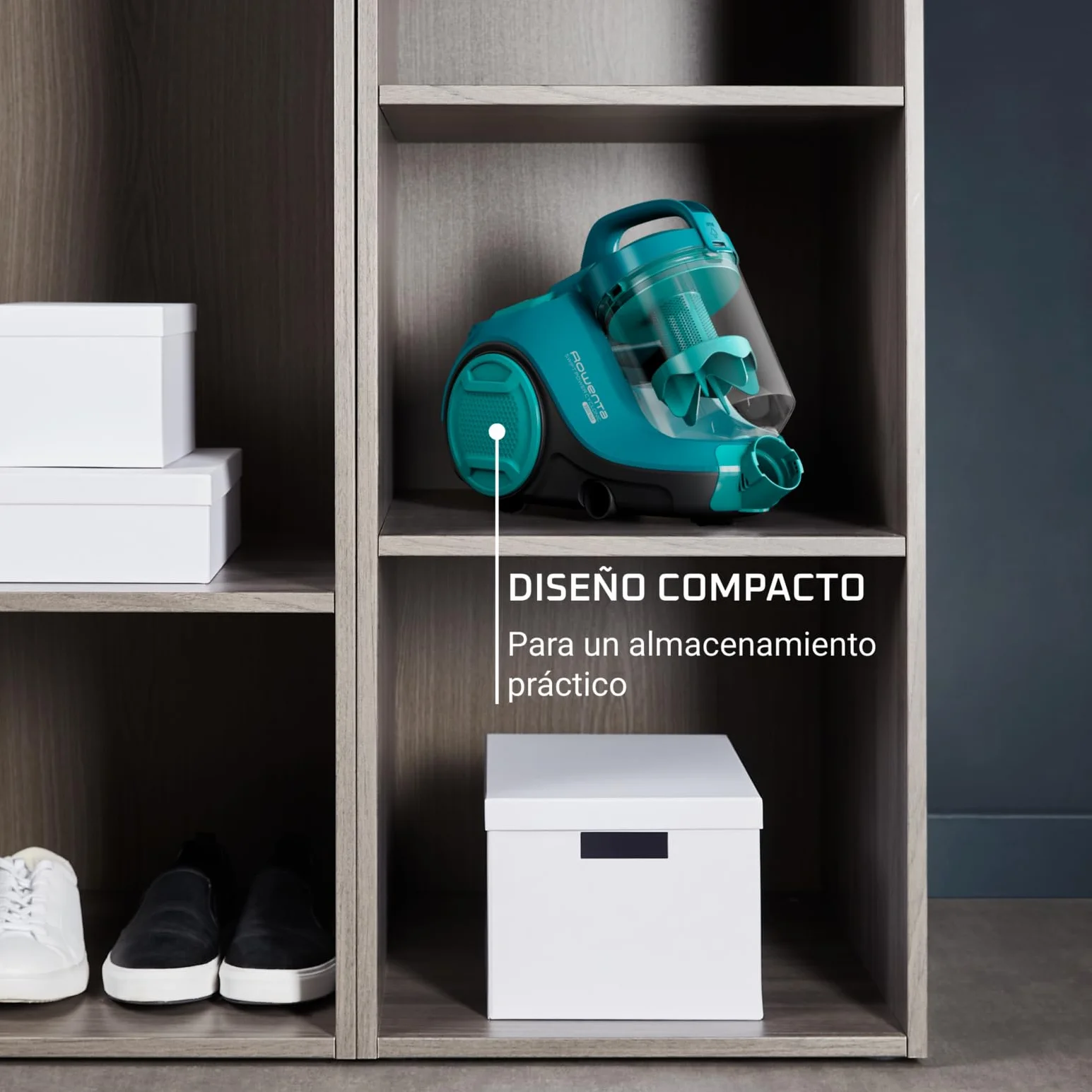 Rowenta Swift Power CYCLONIC RO2932EA aspiradora sin Bolsa, 750W y 77dB (Reacondicionado)