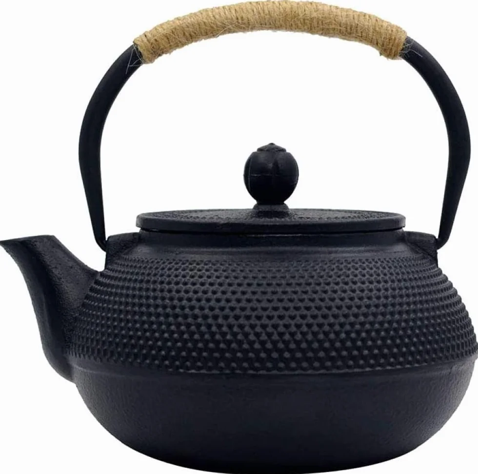 Juego de tetera japonesa de hierro fundido, diseño chino con filtro de acero inoxidable
